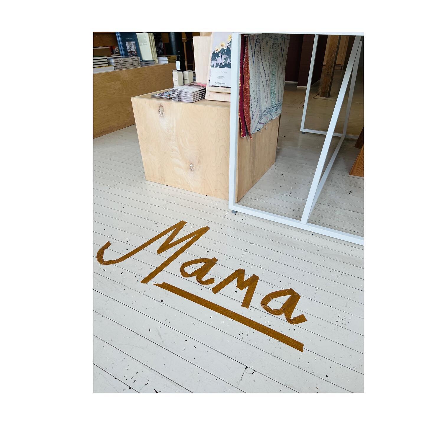 MAMA &mdash;&mdash; we love ours !  Robert + Gert are at it all day putting together your MAMA parcels !
.
.
.
#mama #mothersday #local #upstatelife #hudsonvalley #ny #kinderhookknittingmill #kinderhook #ok #okp #okpantry #family
