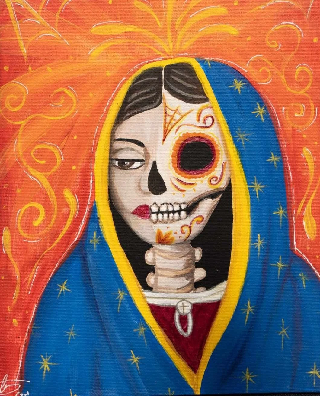 ✨ Featured Artists ✨ Renie Bartman &amp; Gloria Cruz @oddity_creeps: &quot;We are an art duo who have been friends since childhood. We collab and do customer works in a variety of mediums.&quot;⁠
⁠
Come see Renie &amp; Gloria at the Lodi Art Hop on S