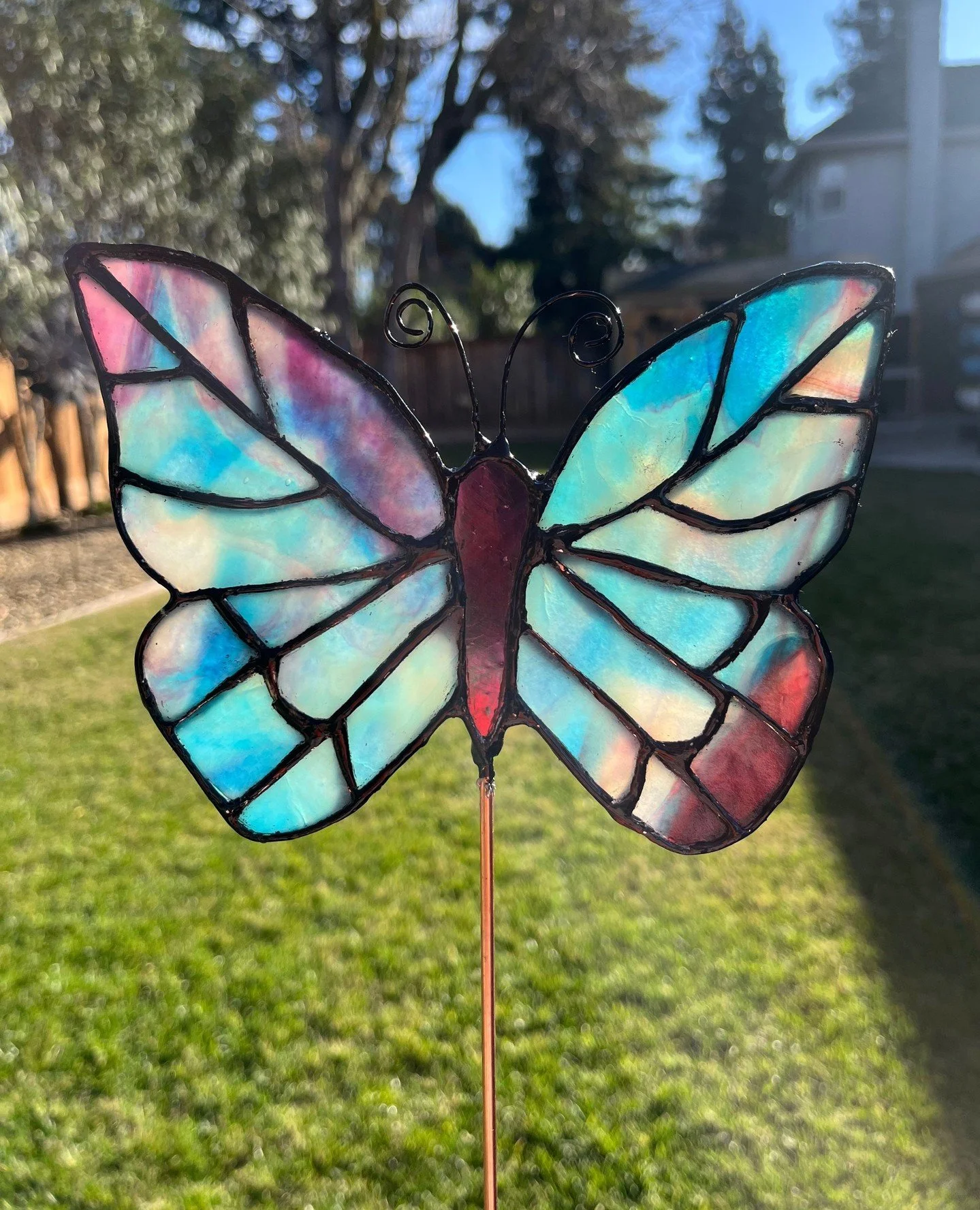 ✨Featured Artist✨ Shelly Johnson! Come check out Shelly's amazing stained glass art next Saturday, October 11th at the Lodi Art Hop! Join us from 10a-2p at Veterans Park for live music, 10+ artists, free face painting, art-making activities &amp; mor