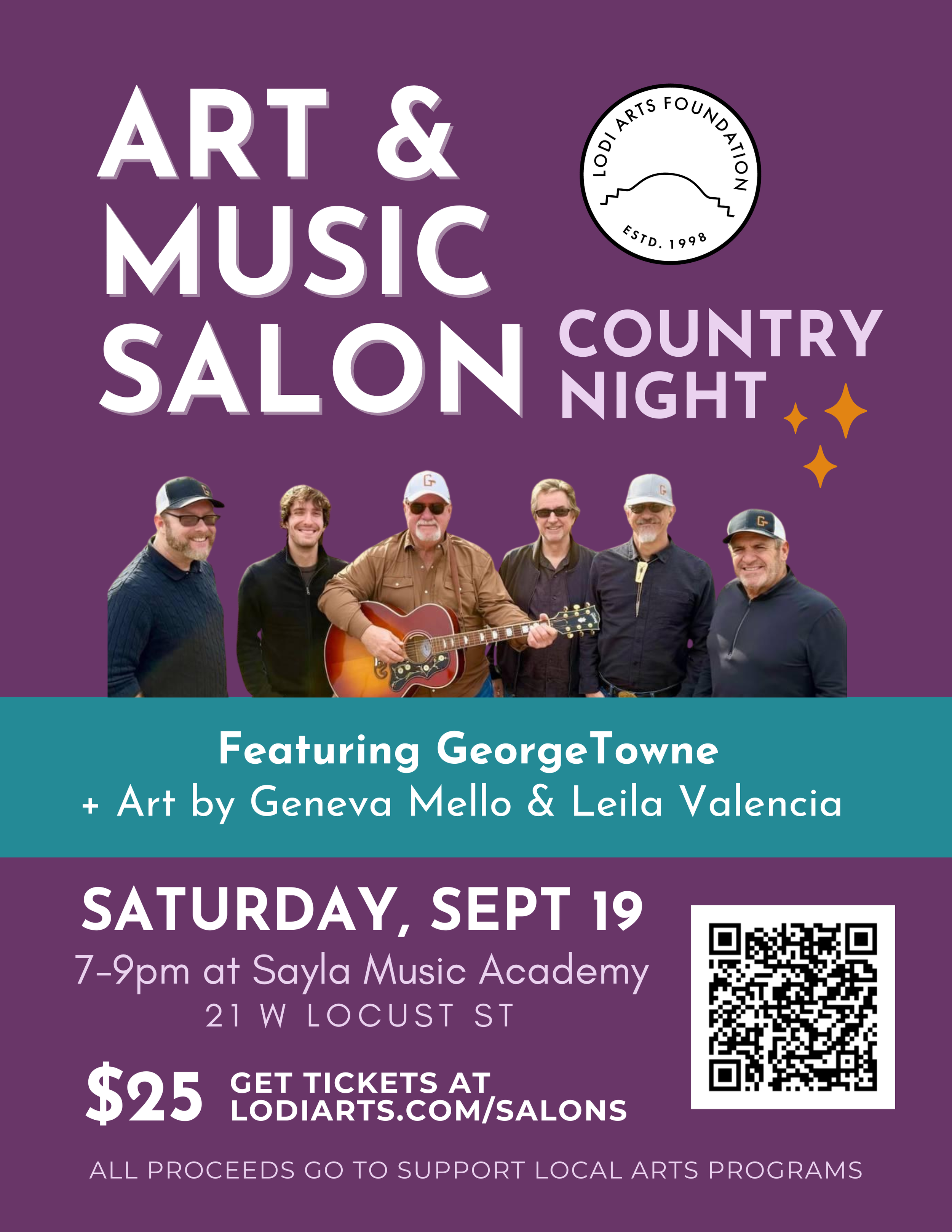 Country Night: An Art and Music Salon at sayla music academy
