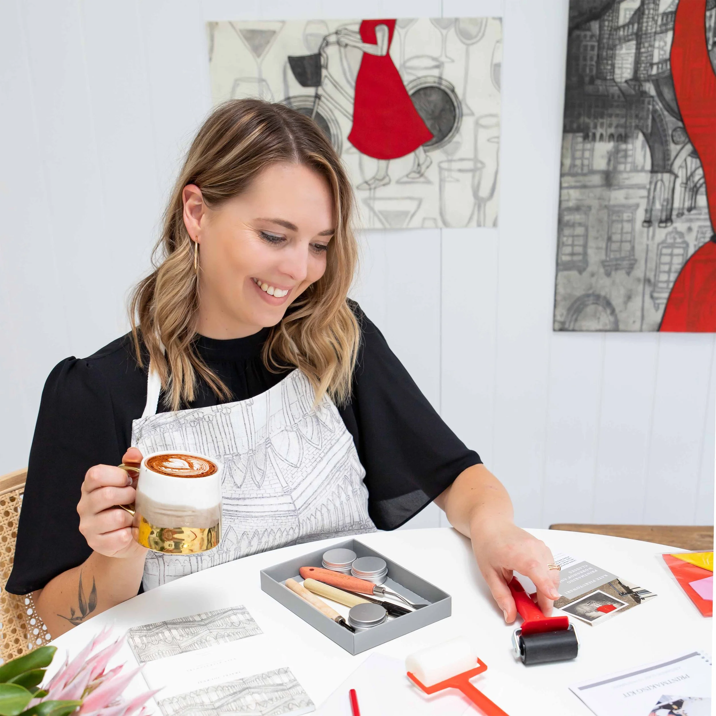 Kate Piekutowski Printmaker in Studio.jpg