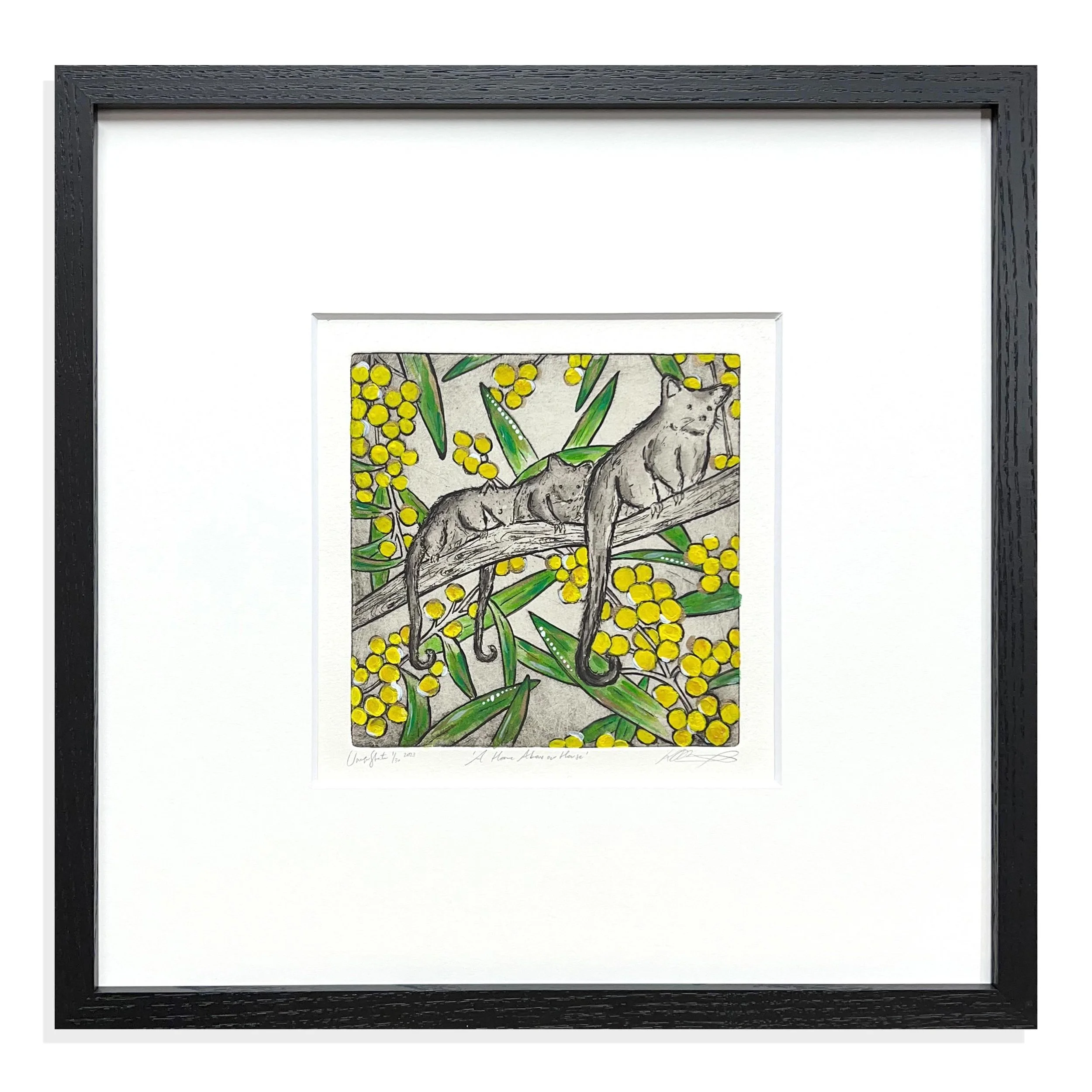 'A Home Above Our House' Etching