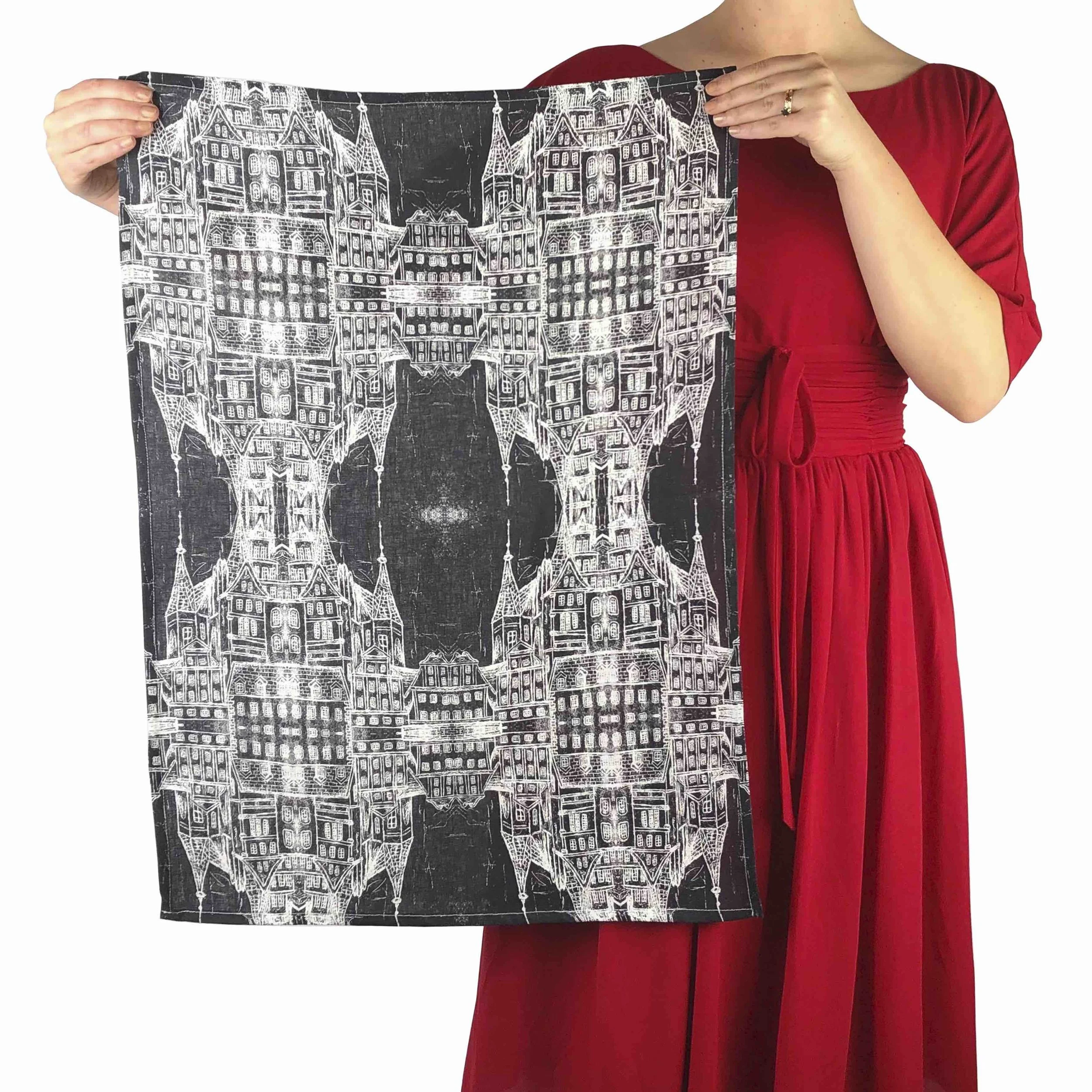 1_Black White Architecture Tea Towel_1.jpg