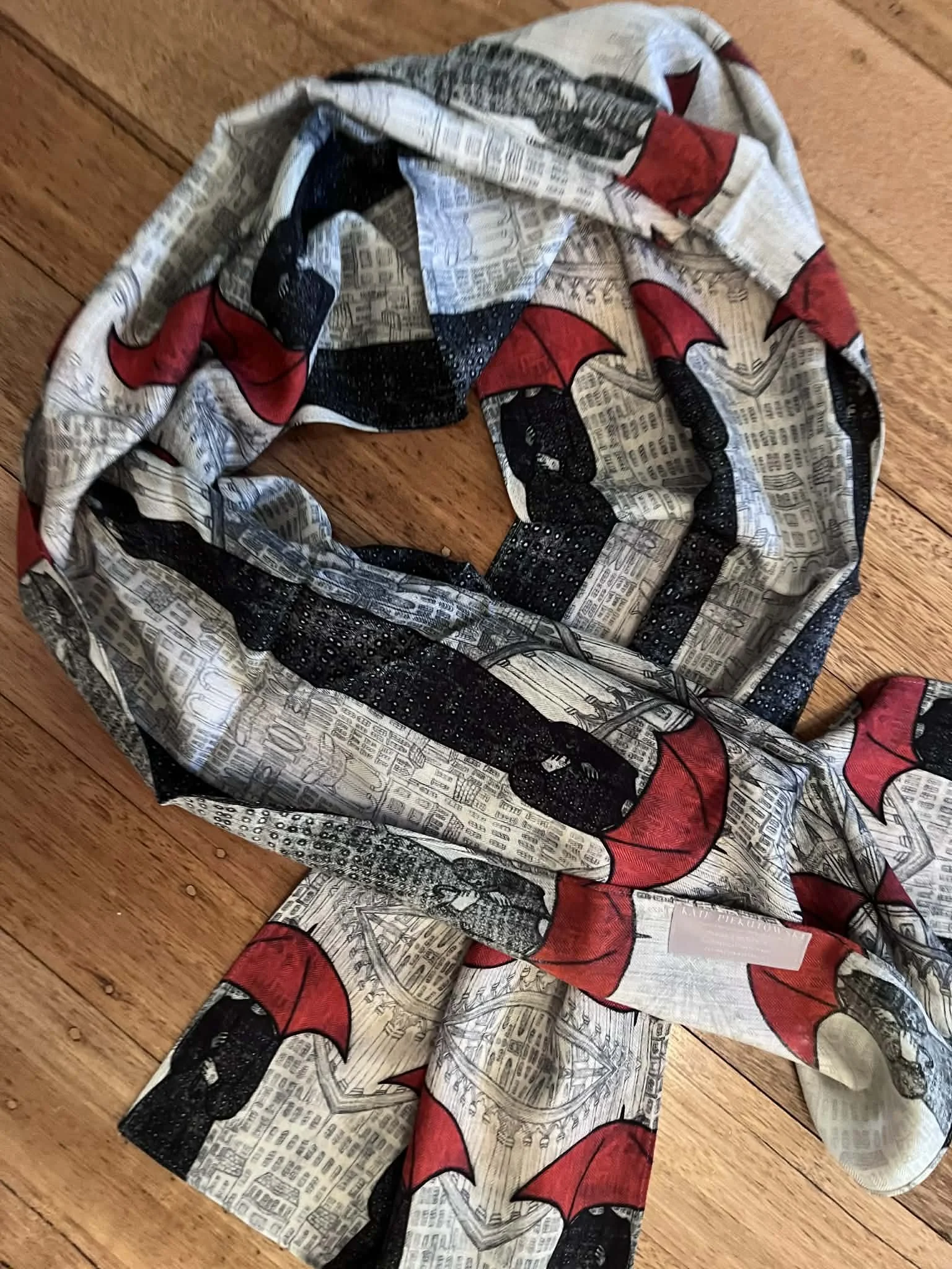 SALE Umbrella wool scarf