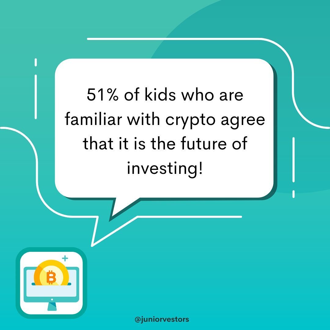 Would you invest in crypto?💰

The 2022 Parents, Kids, and Money Survey found that 51% of kids who are familiar with crypto think that it&rsquo;s the future of investing. 

Learn how you can start investing today by clicking the link in our bio! 🤑

