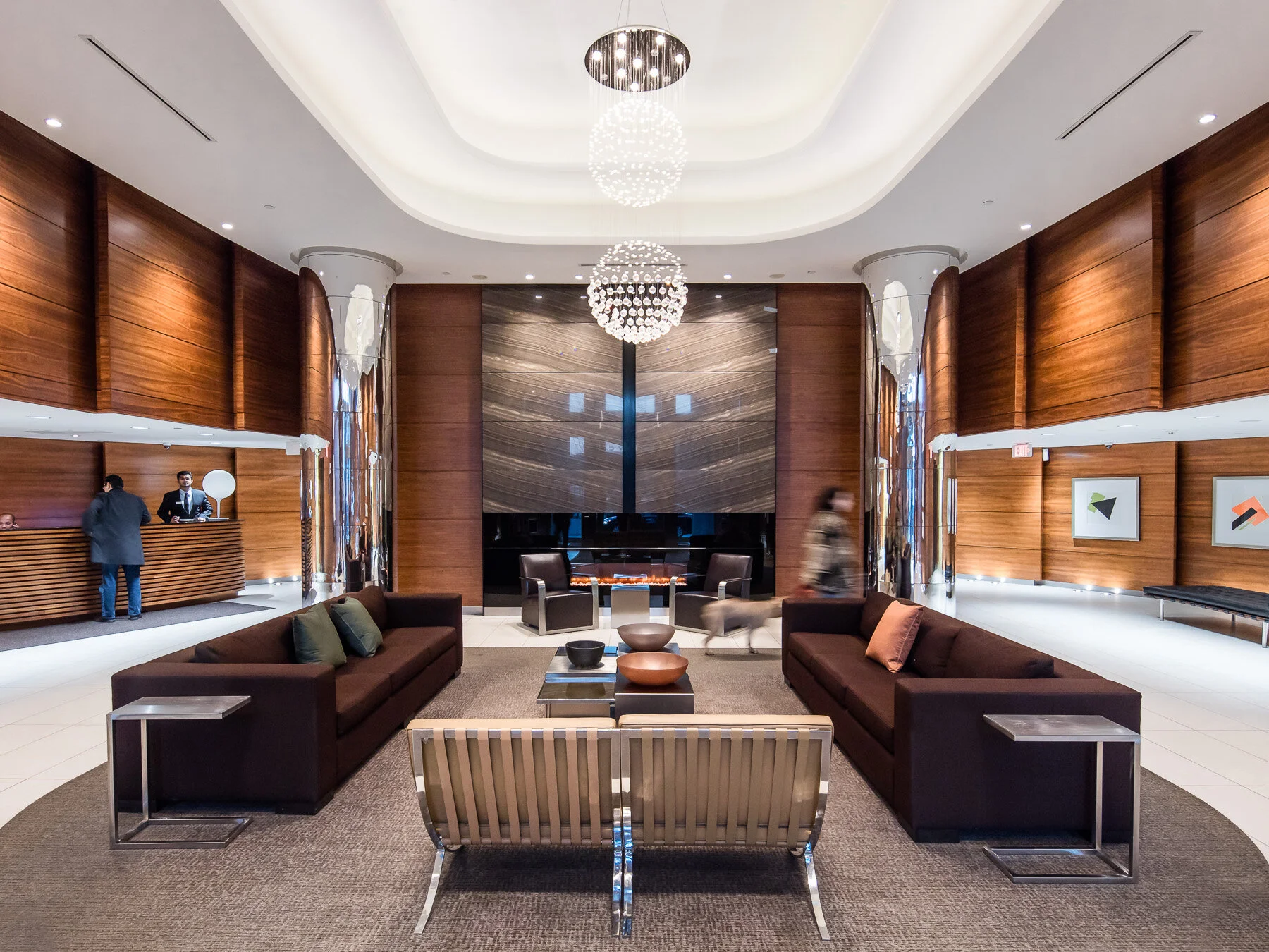 Condominium lobby