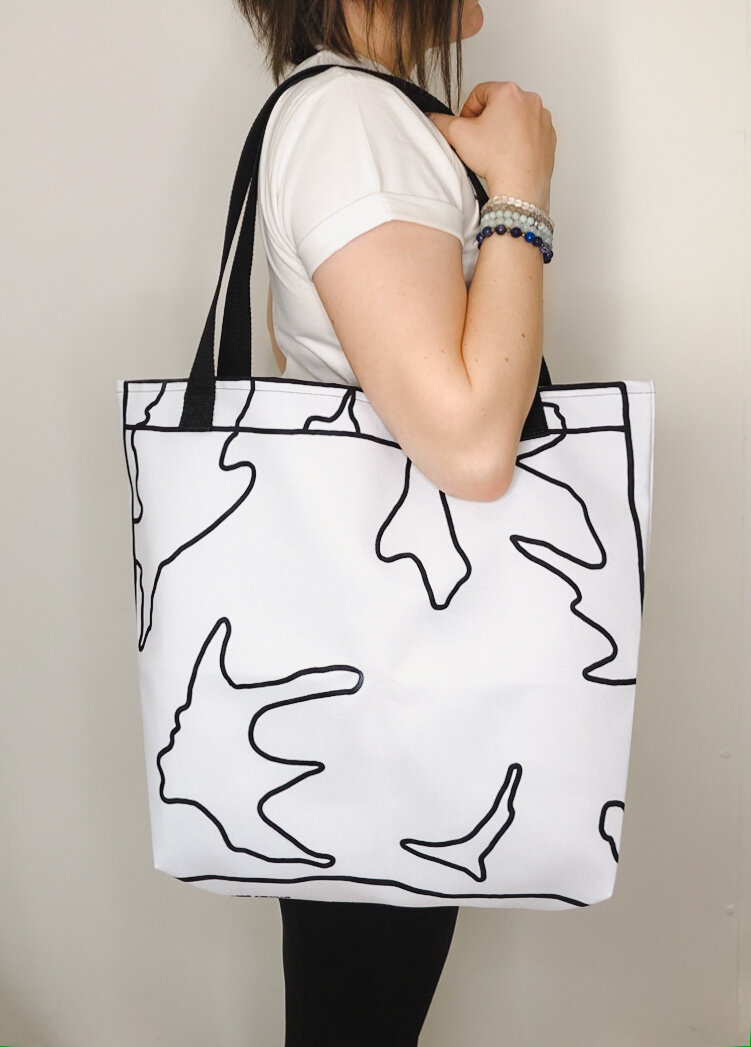 Line Drawing Tote Bag, Anastasia Parmson