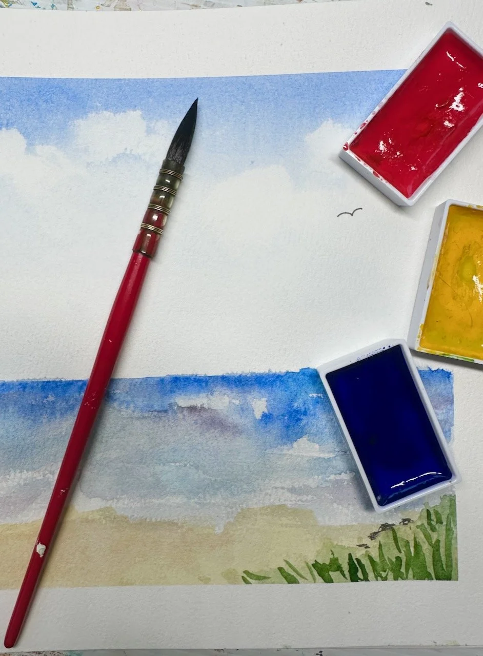 Watercolour Online Workshops ~ Live Via Zoom (Just Like An In-Person Workshop But In Your Own Home)