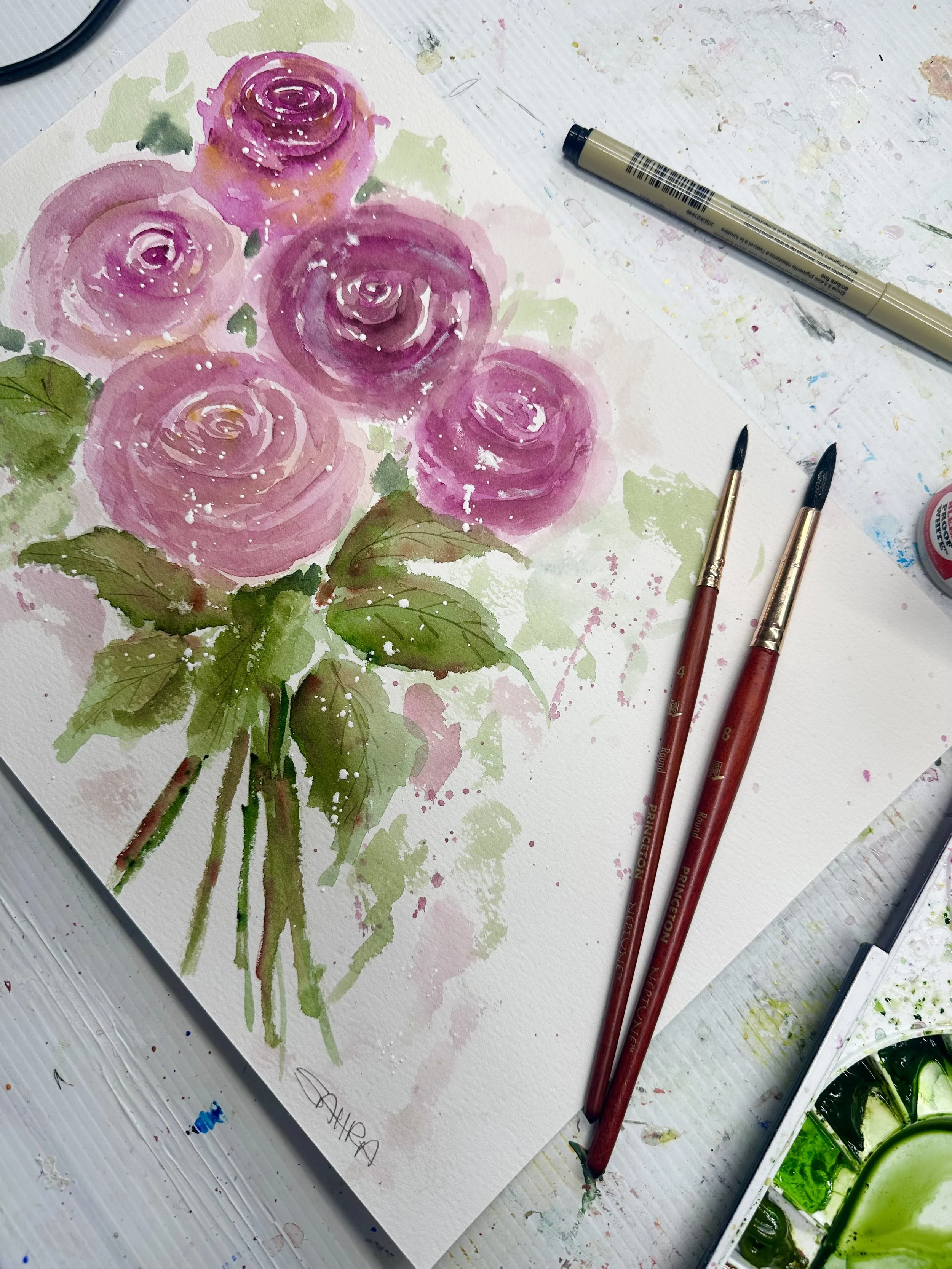 Thursday Night Virtual Watercolour Workshops