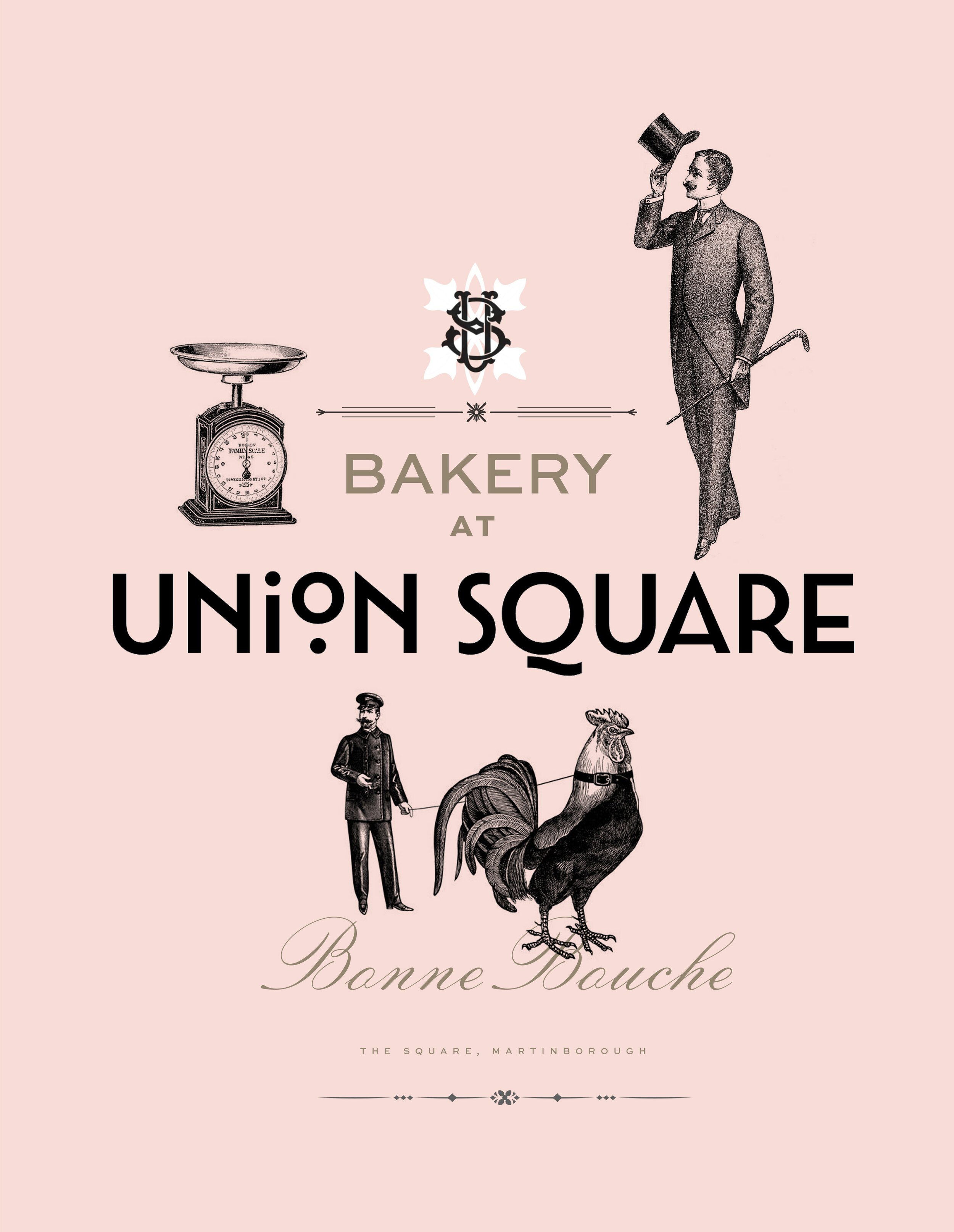 Union Square Martinborough Branding and Restaurant Art.