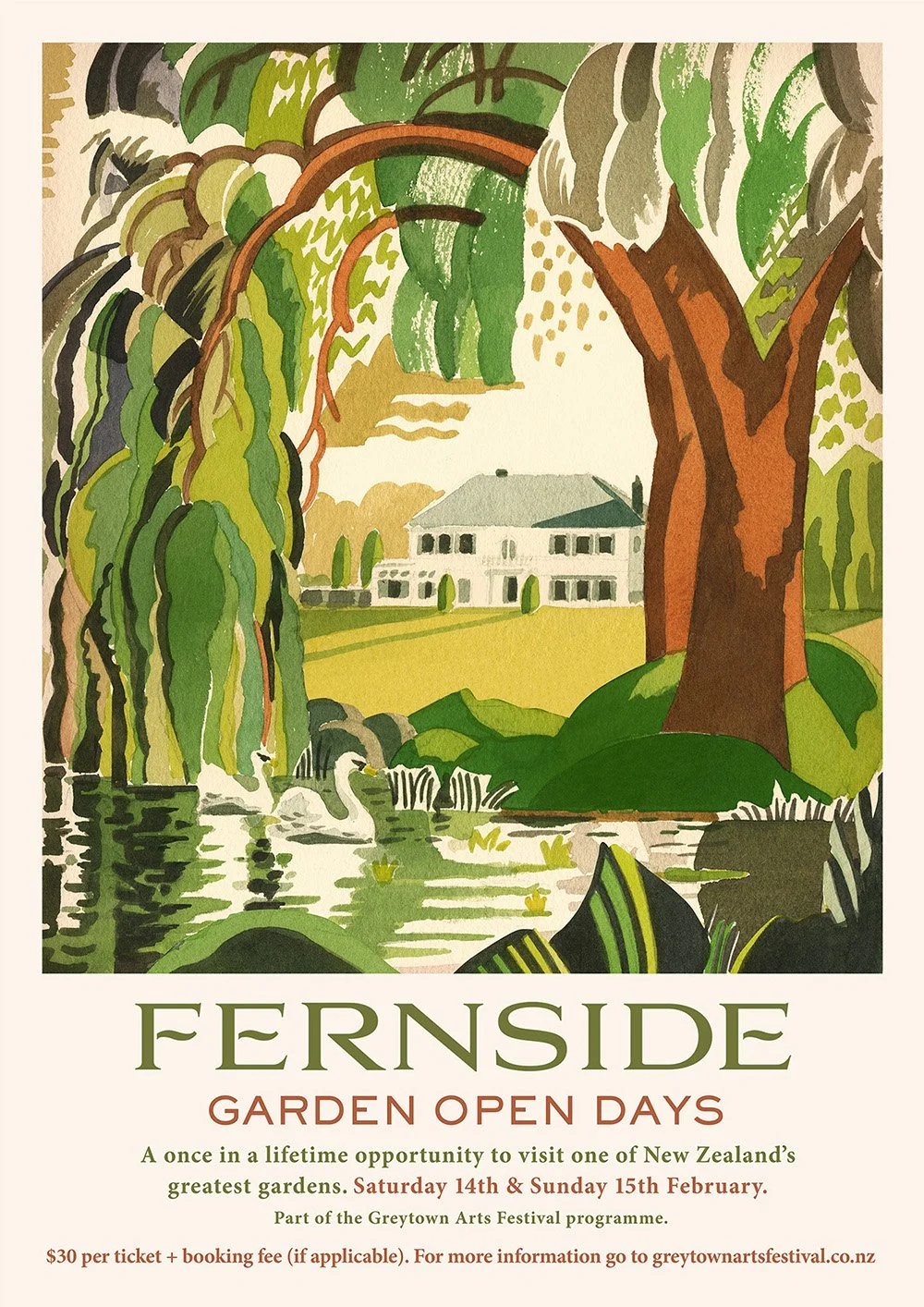Fernside Gardens Poster