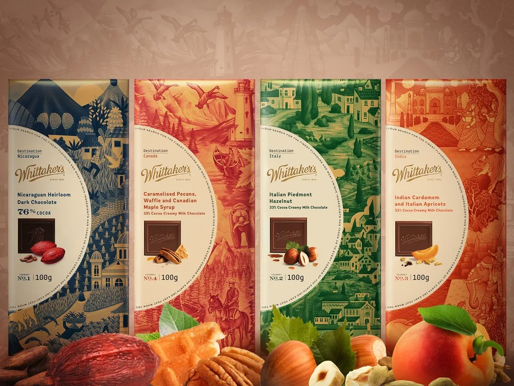 Whittaker’s Chocolate Packaging — goodeye
