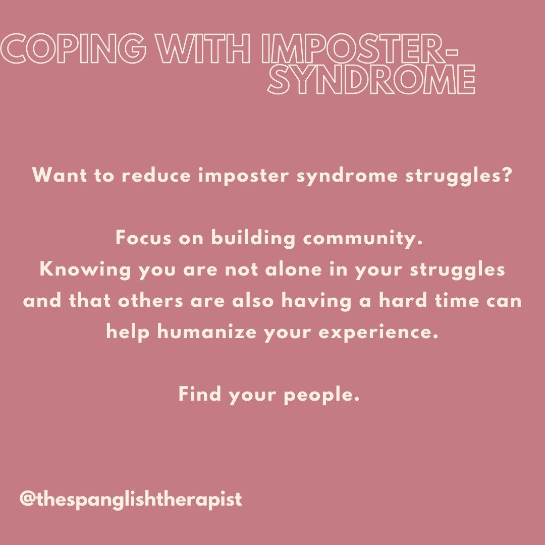If you ask me, imposter-syndrome is synonymous to being first-gen. As #firstgen often times we struggle with feelings of inadequacy, being less than or not belonging. We tireless try to prove to others and ourselves we belong. Similar to this, Impost