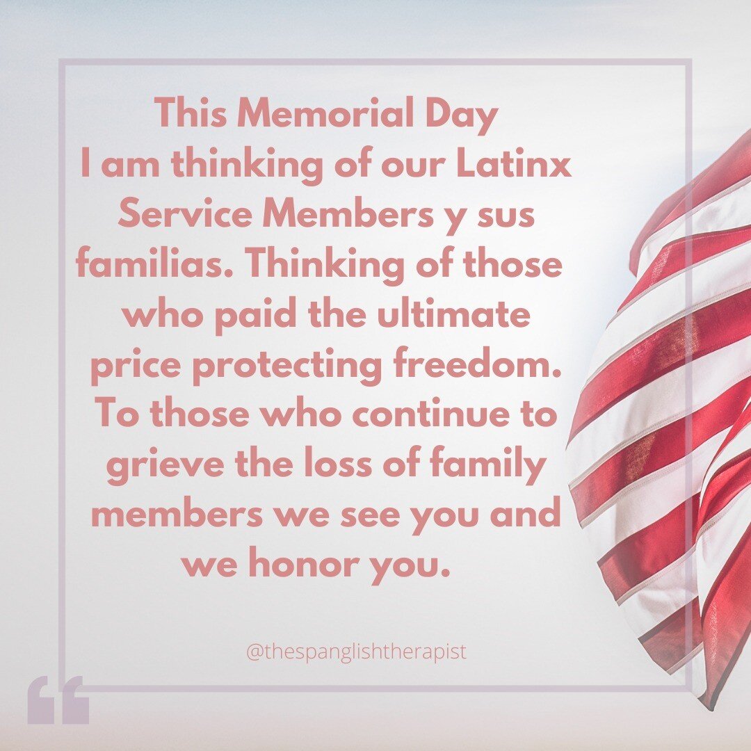 Honoring our Latinx Military Heroes who sacrificed their lives defending this country and freedom. Though sometimes overlooked by mainstream society, we see you and we will make space for you. You may not look like the typical service member with &qu