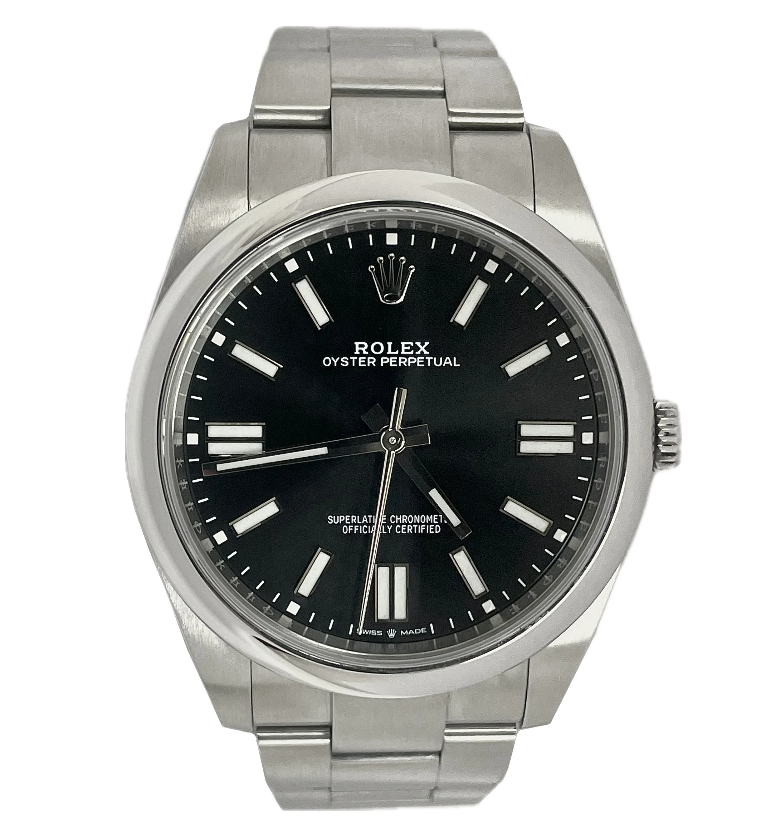 2022 Rolex 124300 Oyster Perpetual Black Dial 41mm
