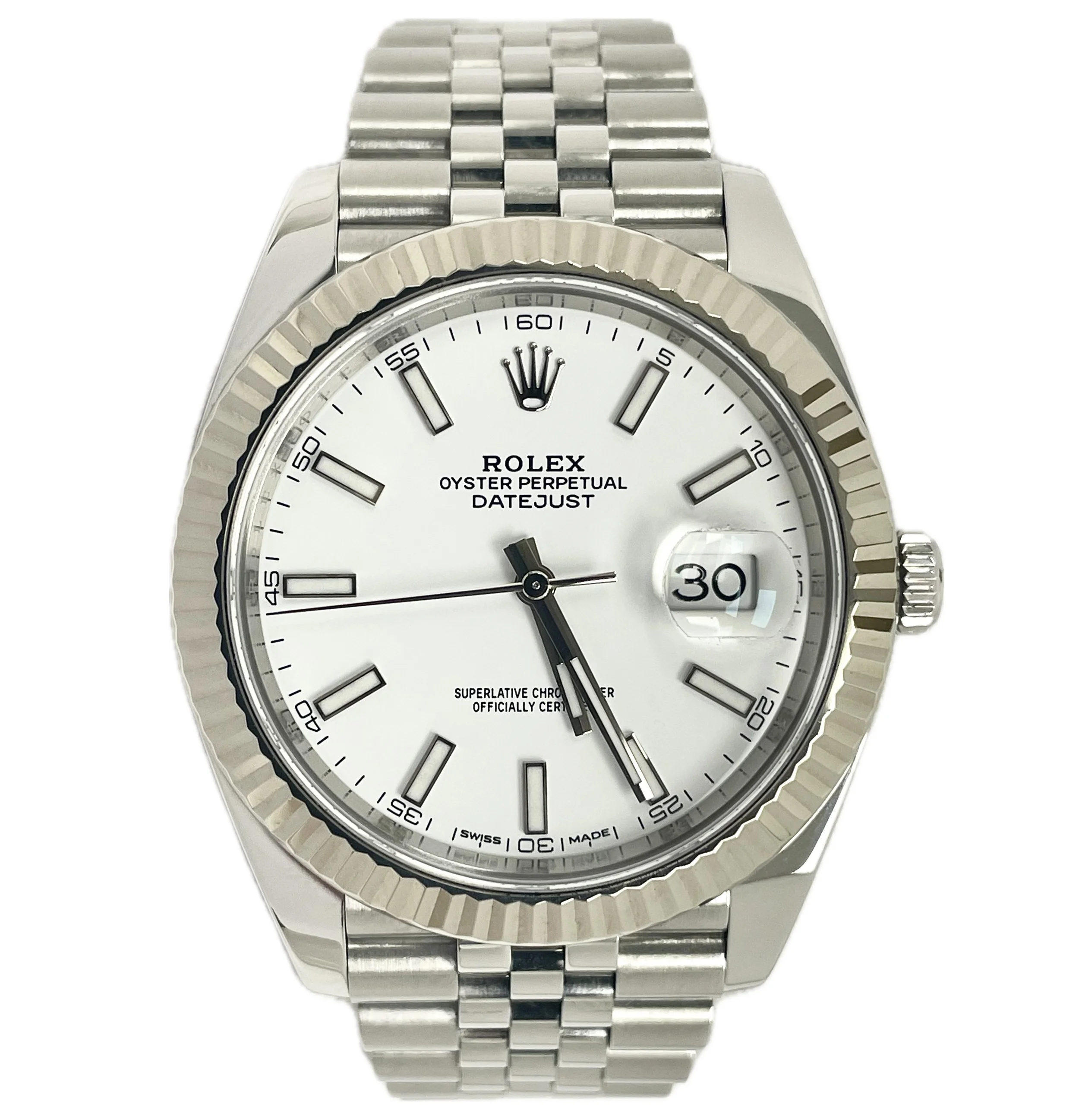 2018 Rolex 126334 Datejust White Dial 41mm