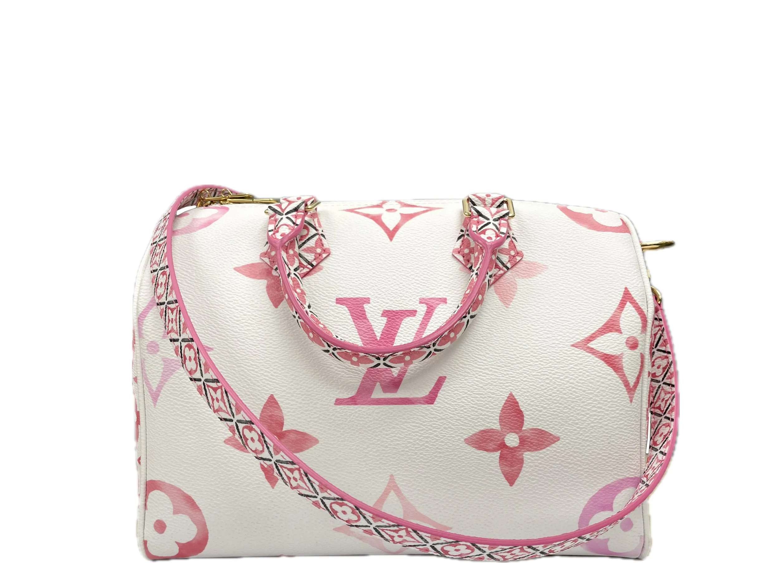 Pink Louis Vuitton Speedy Bandoulière 25 “By The Pool”