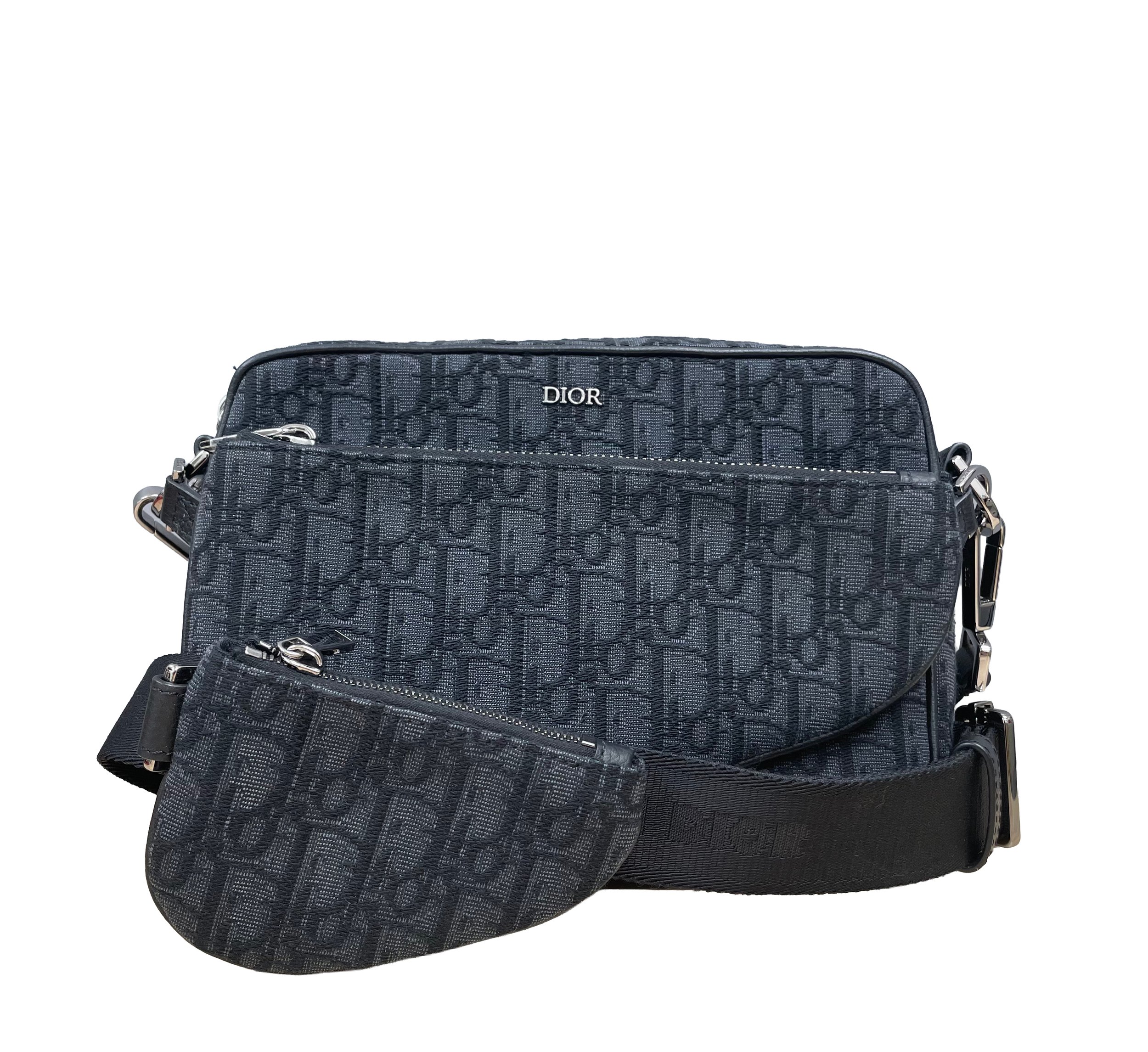 Dior Men’s Mini Saddle Triple Pouch