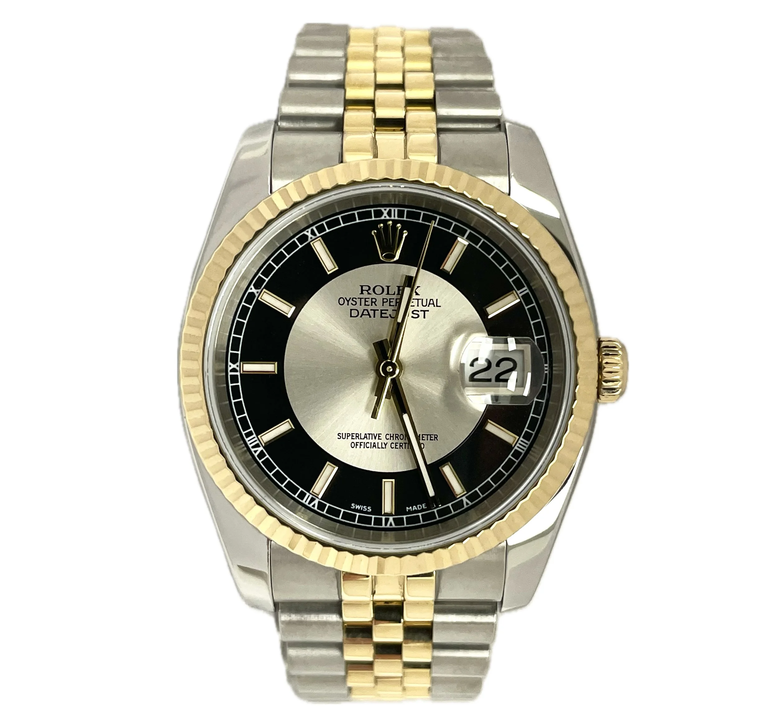2006 Rolex 116233 Datejust "Tuxedo" Dial 36mm