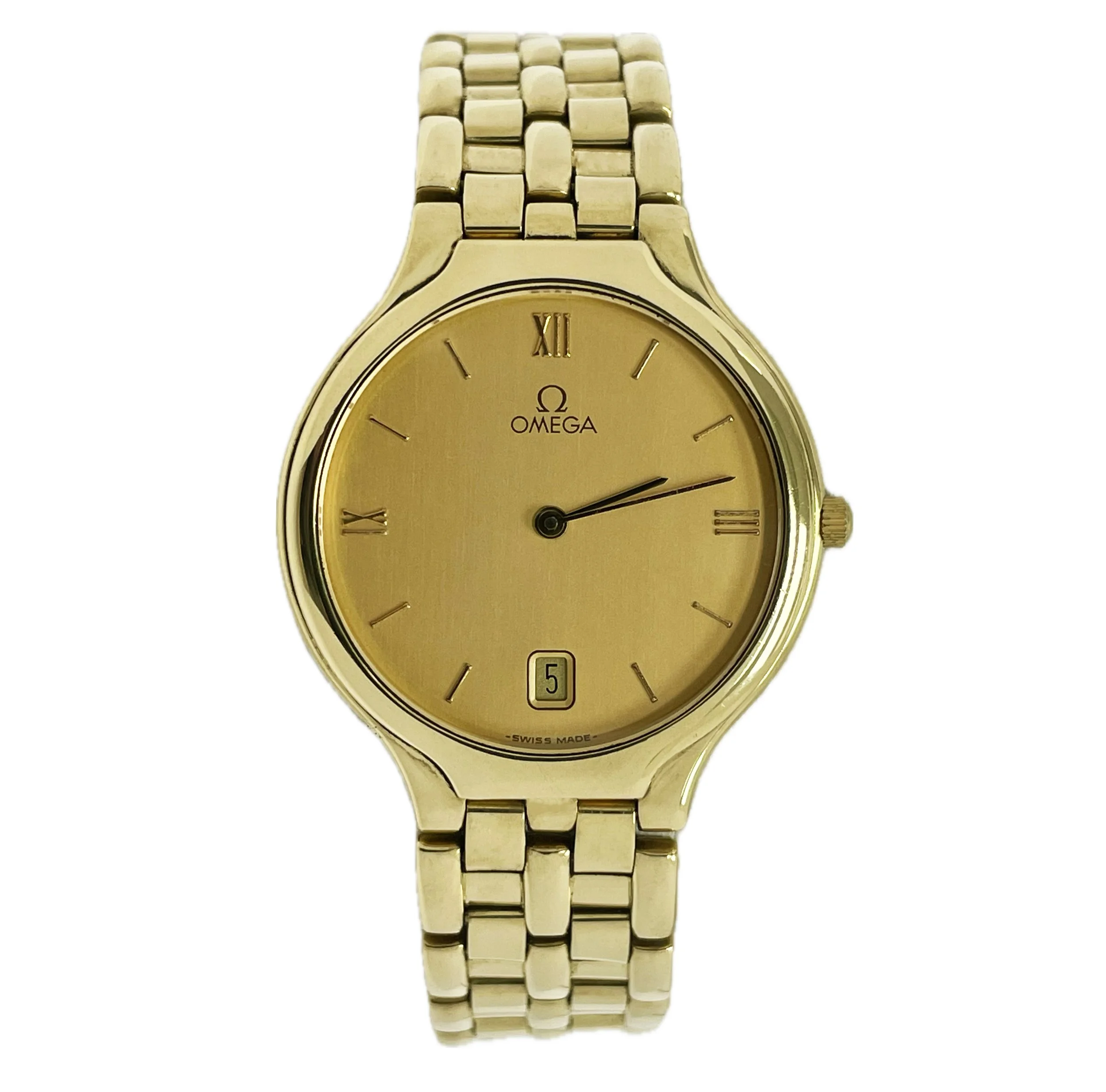 Omega De Ville 18K Yellow Gold 33mm