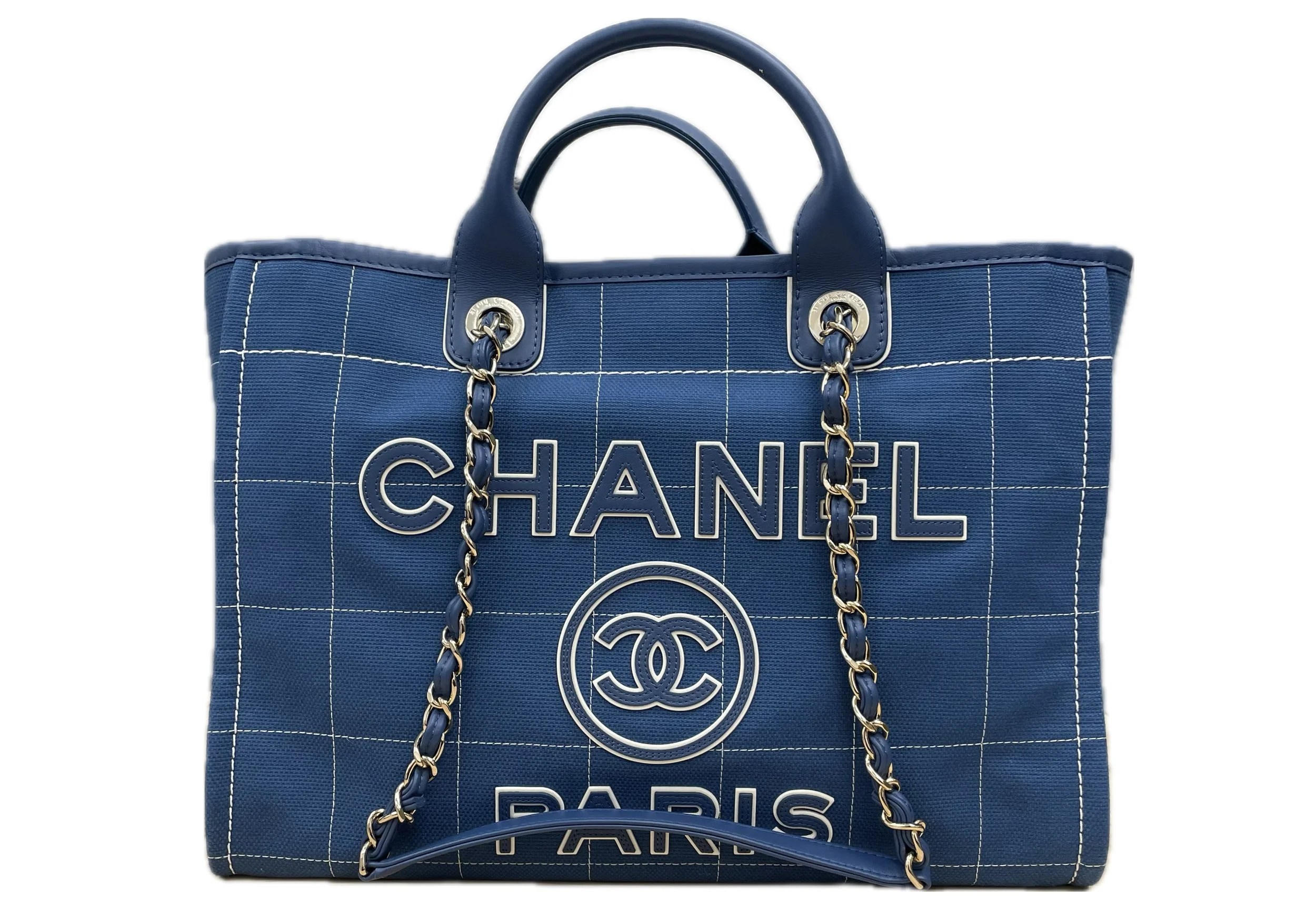 Chanel Large Deauville Shopping Tote Cruise Collection 2023