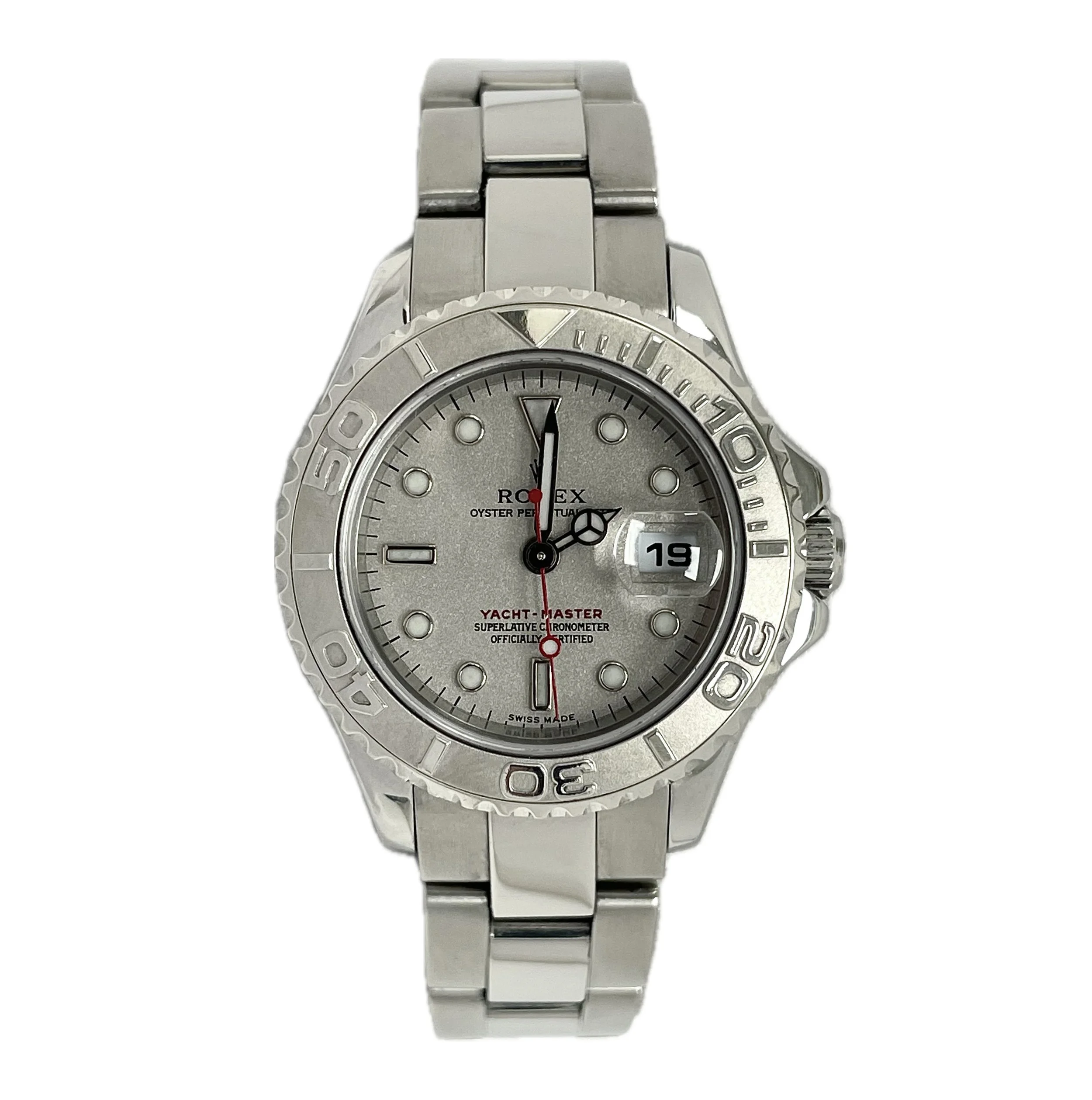 2000 Rolex 169622 Yacht-Master Platinum Dial 29mm