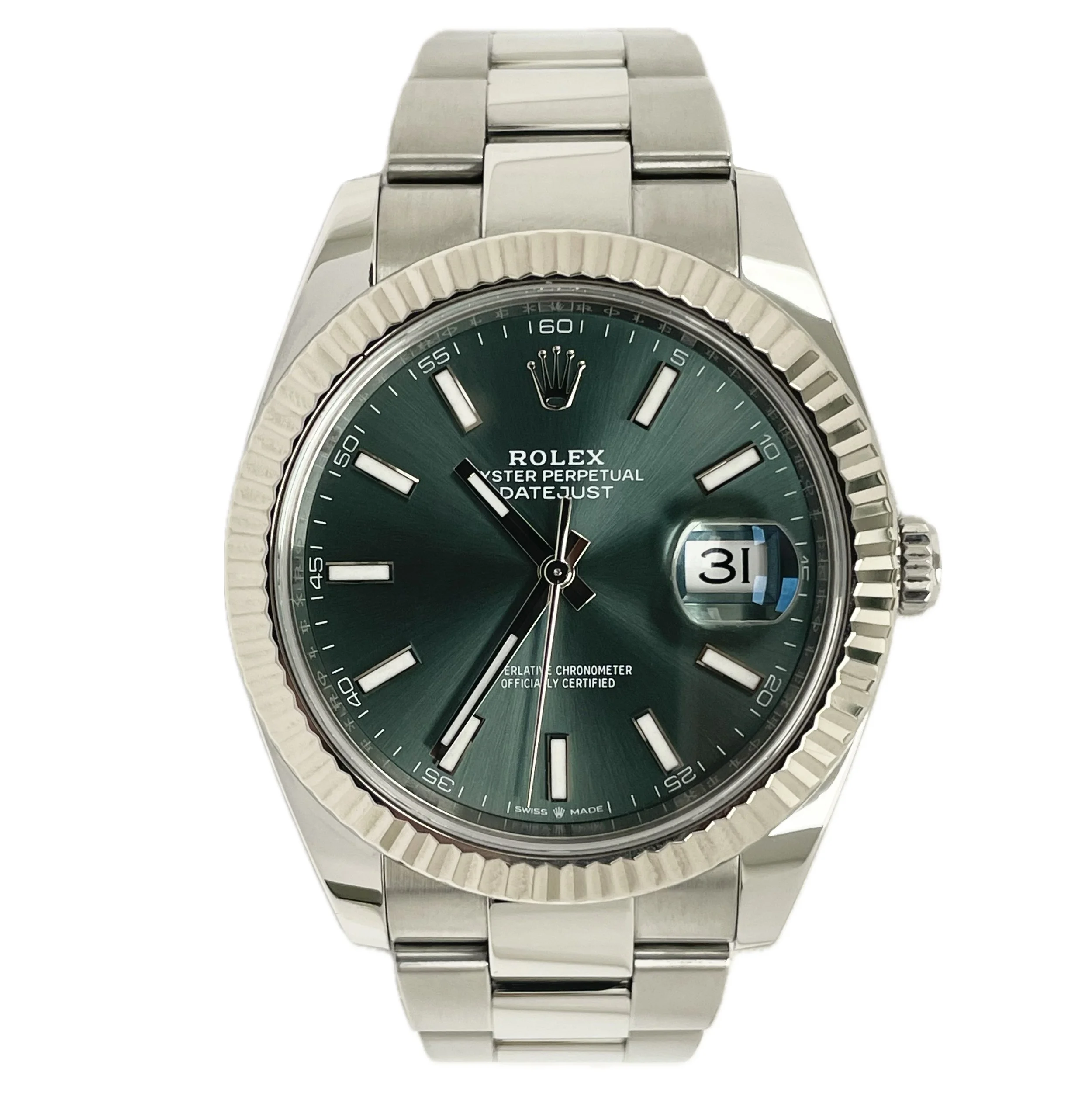 2022 Rolex 126334 Datejust Green Dial 41mm