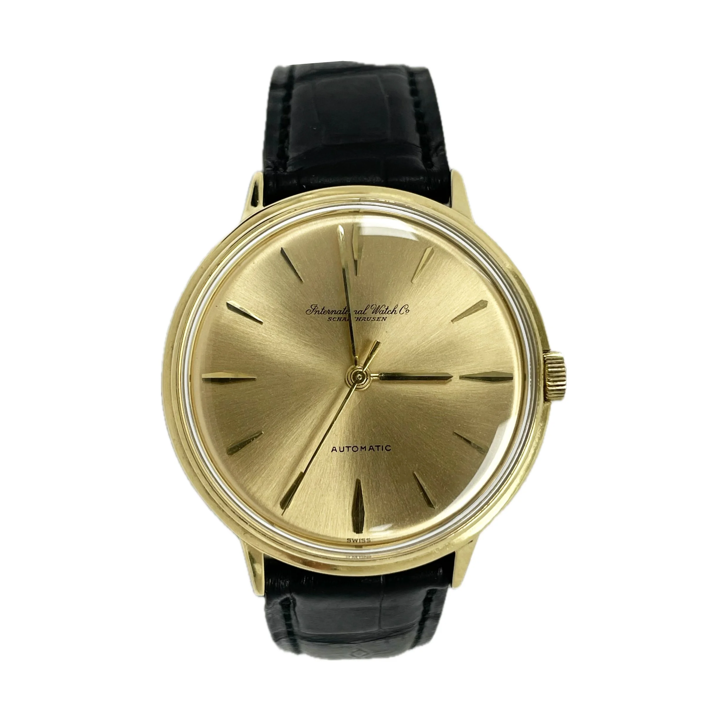 1960's Vintage IWC 18K Gold 34mm