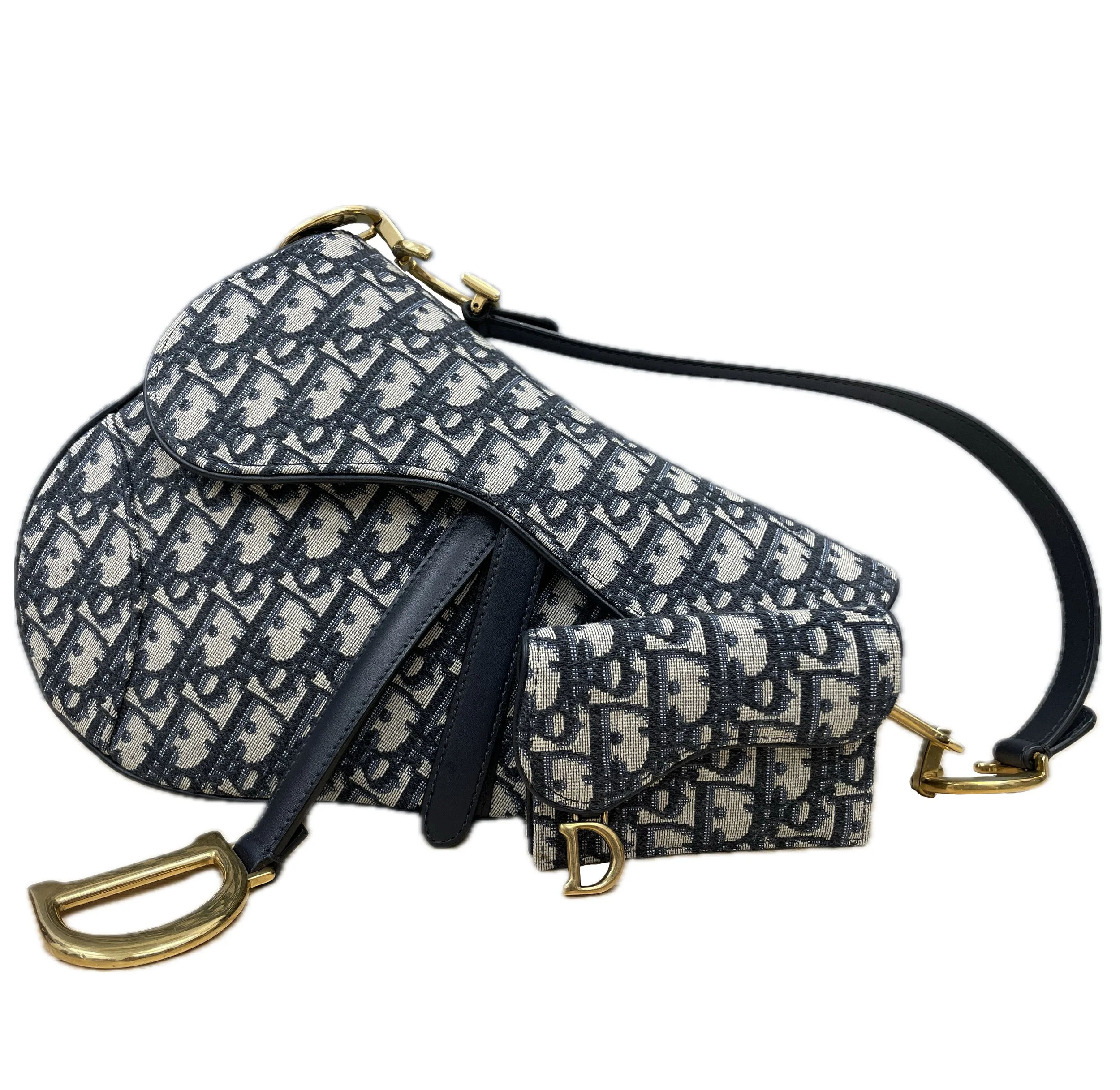 Dior Mini Saddle Bag + Wallet/Strap