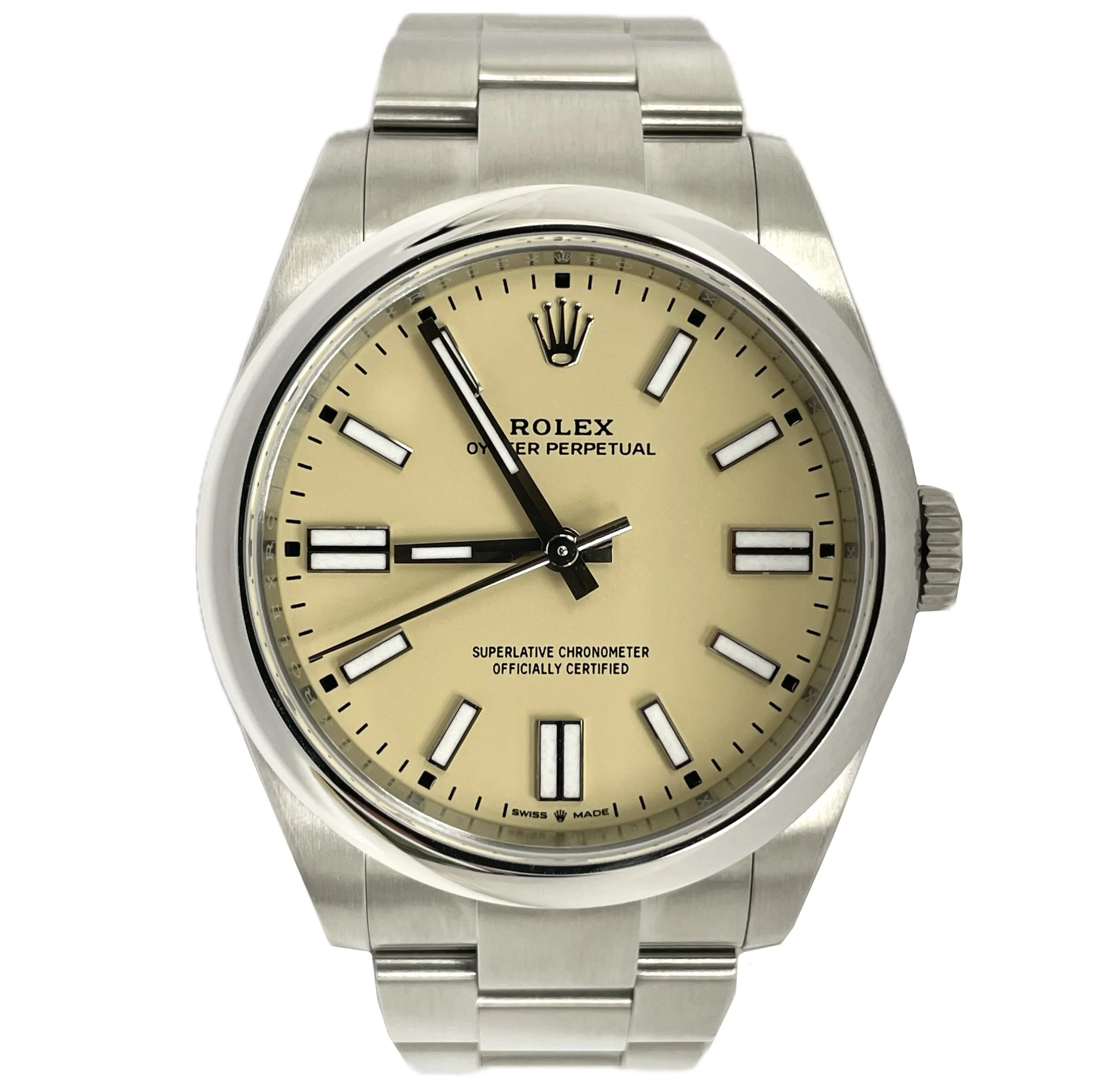 2026 Rolex 134300 Oyster Perpetual Beige Dial 41mm