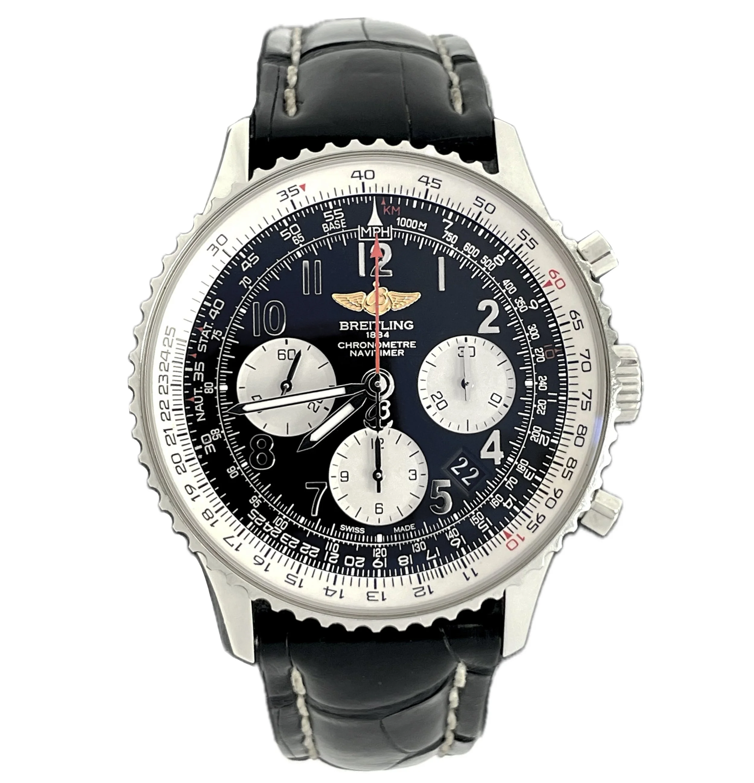 2015 Breitling AB0120 Navitimer Black Dial 43mm