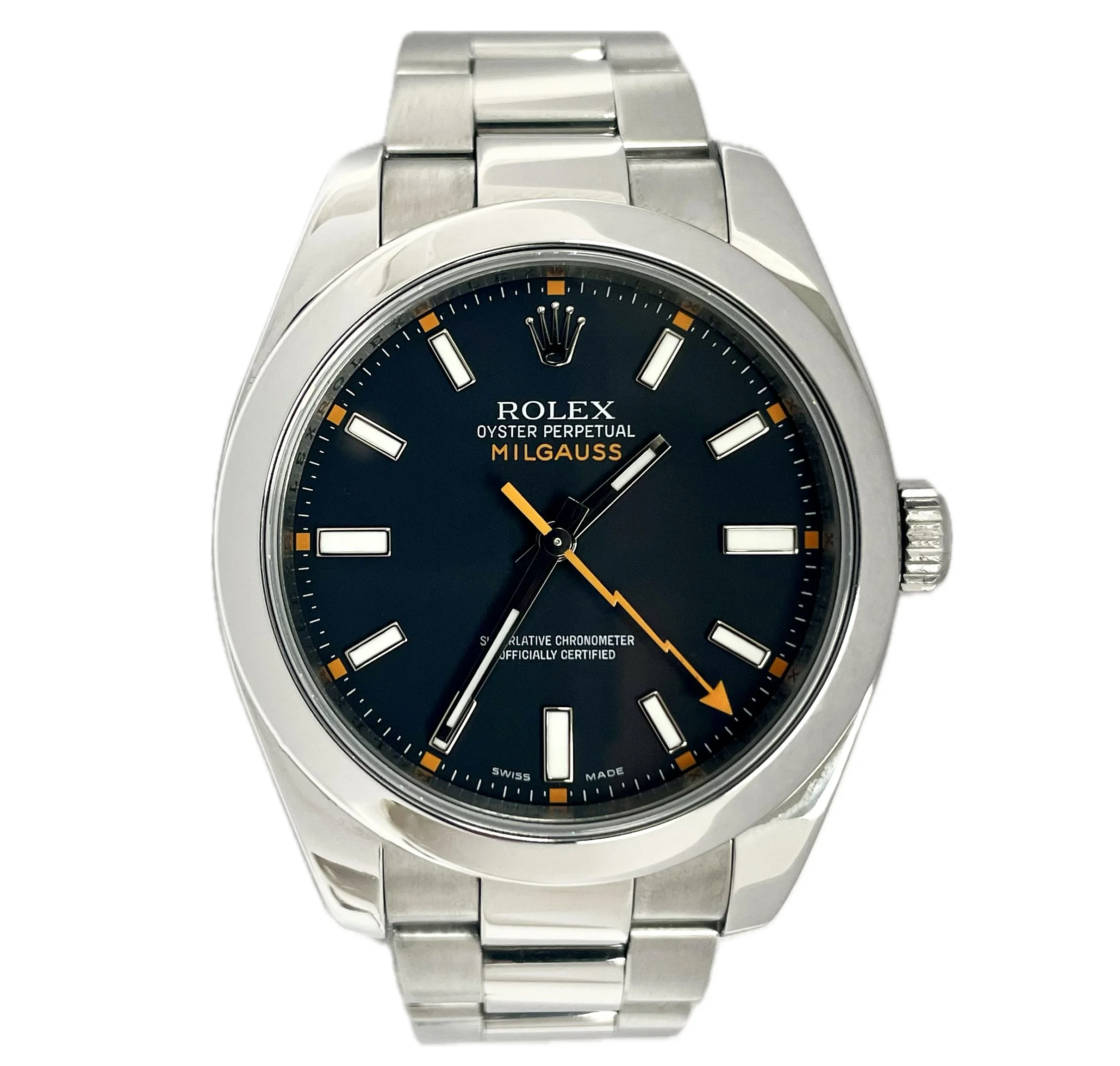 2008 Rolex Milgauss 116400 Black Dial 40mm