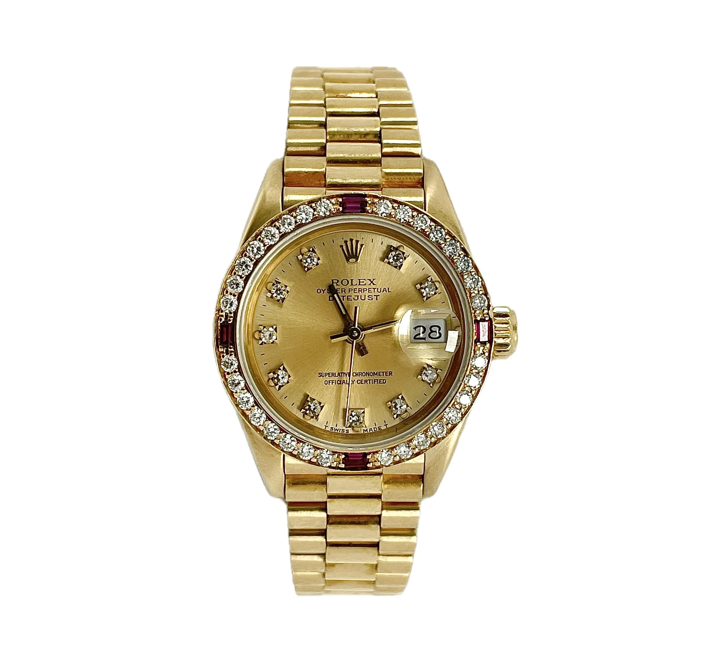 1987 Rolex 69068 Datejust Champagne Dial 26mm