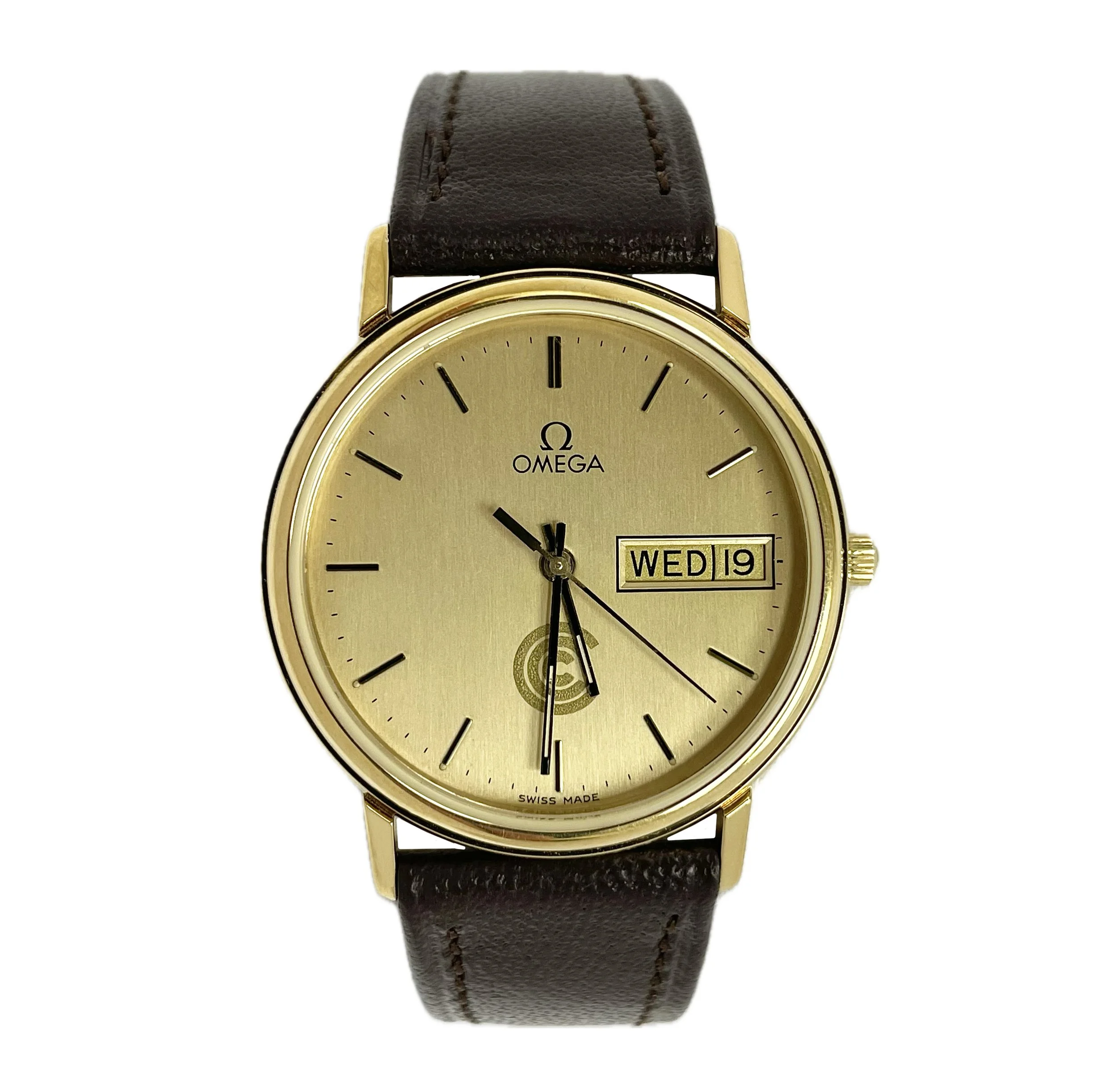 Omega 1437 Vintage Plated Gold Dress Watch 33mm