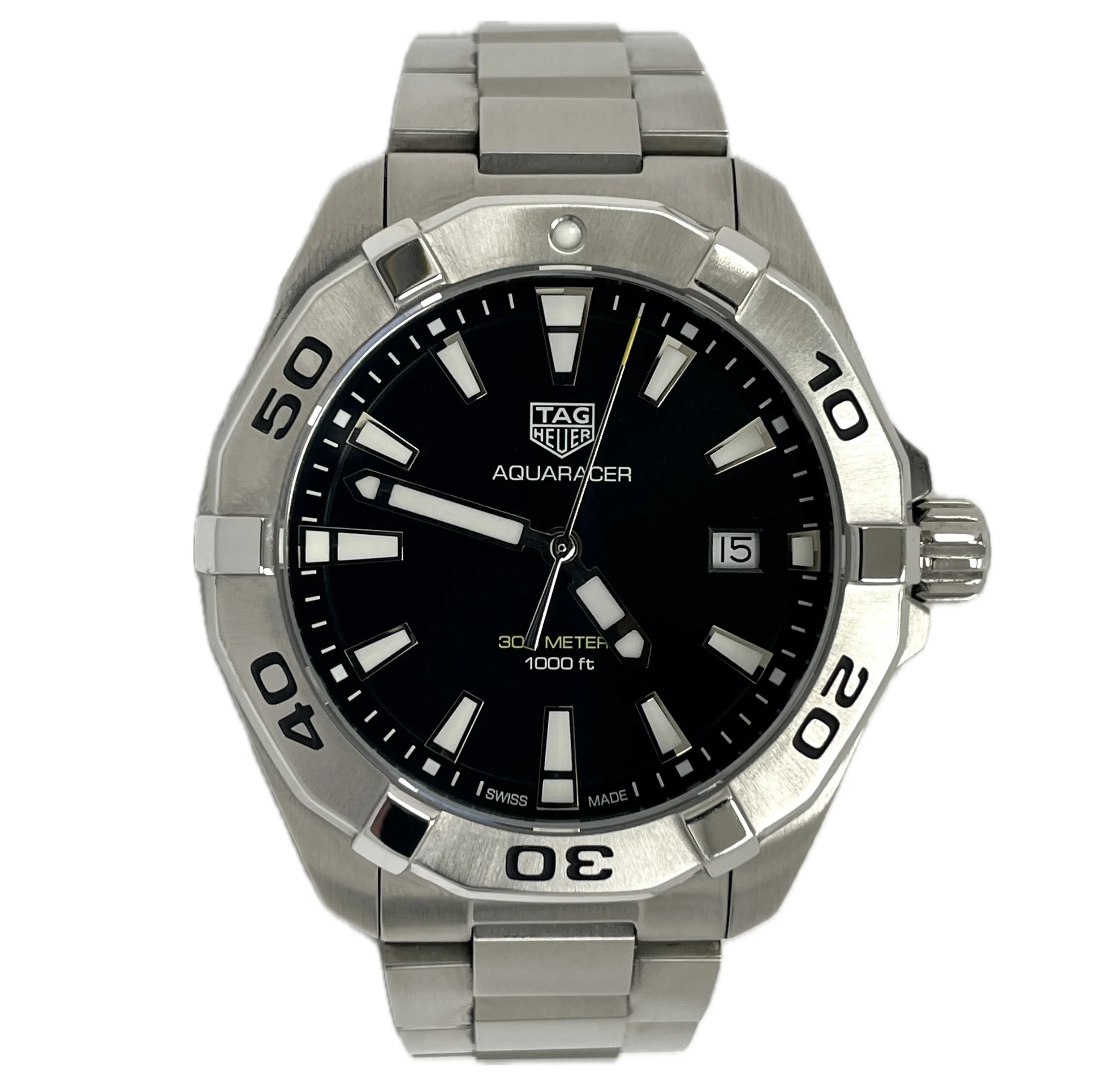 TAG Heuer WBD1110 Aquaracer Black Dial 41mm