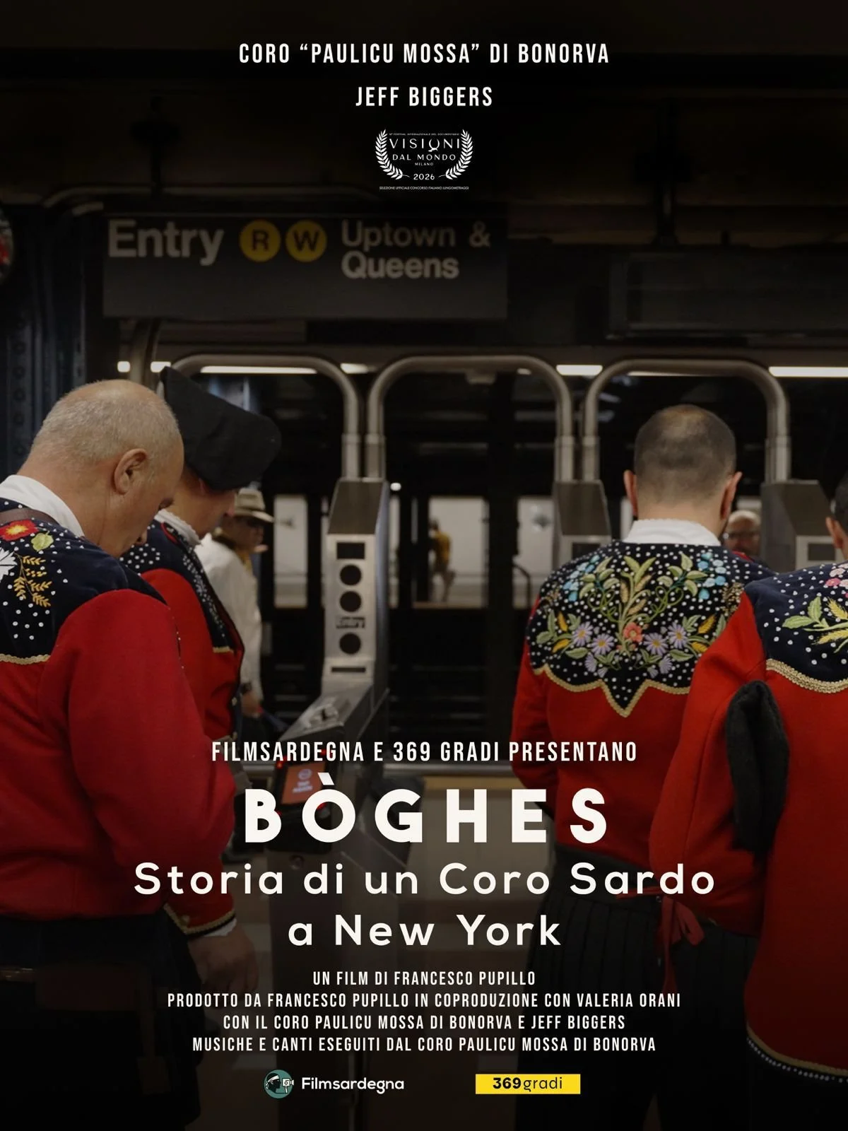 Proiezione Bòghes - Storia di un coro sardo a New York