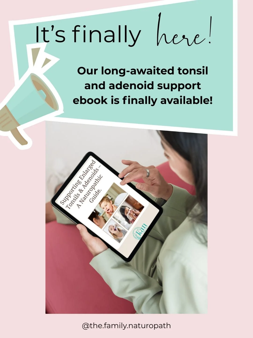 Snoring? Mouth breathing? Restless sleep? Struggling with chronically enlarged tonsils or adenoids?

Before you rush to surgery, there is more to the story!
📘 Our brand new Tonsils &amp; Adenoids Guide is for you!
💡 Learn root-cause naturopathic st