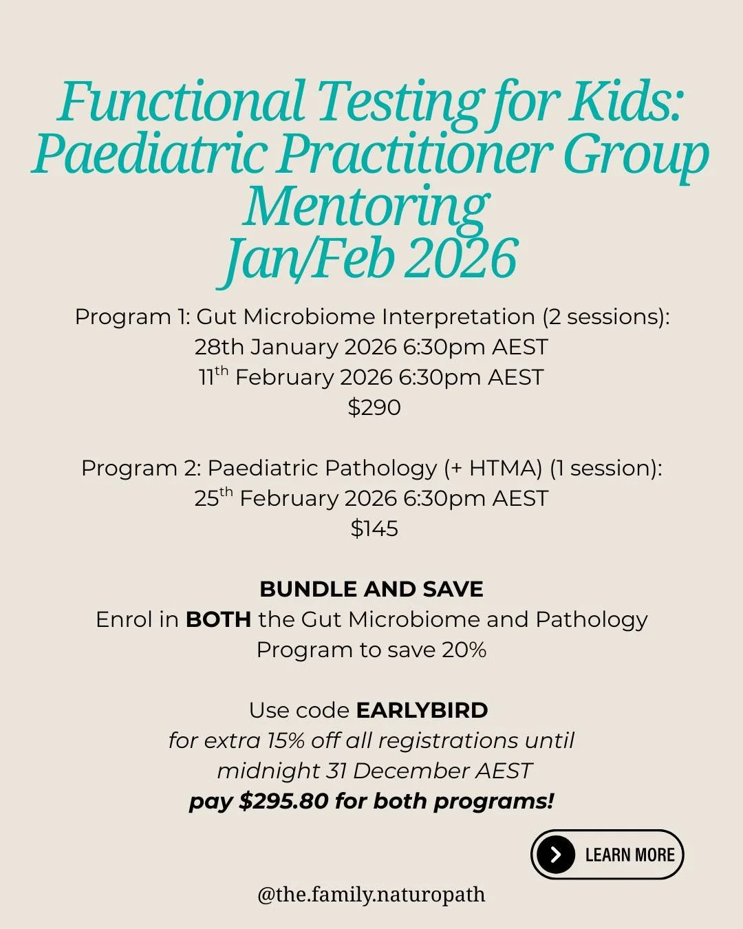 You asked. We listened.

So many practitioners told me the same thing:

👉 Paediatric testing feels like a gap in training
👉 Adult ranges do not translate to kids
👉 Gut tests feel confusing, or overused, or both
👉 Parents want answers, but you wan