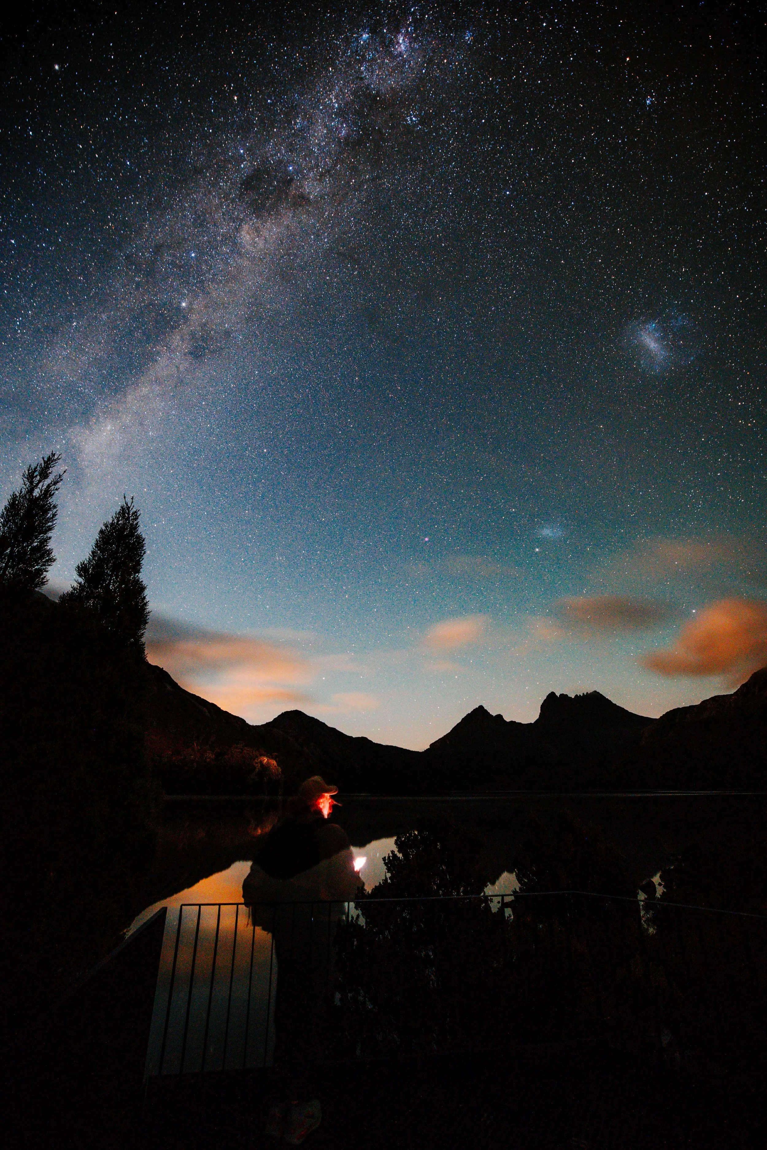 On holidays in Tassie of course I whipped out the camera to capture the stars.