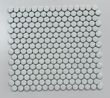 CT9G3023M - MATT WHITE PENNYROUND 20MM