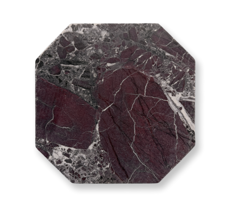 ST2V190/OCT ROSO PALAZZO TUMBED OCTAGON 200X200X10