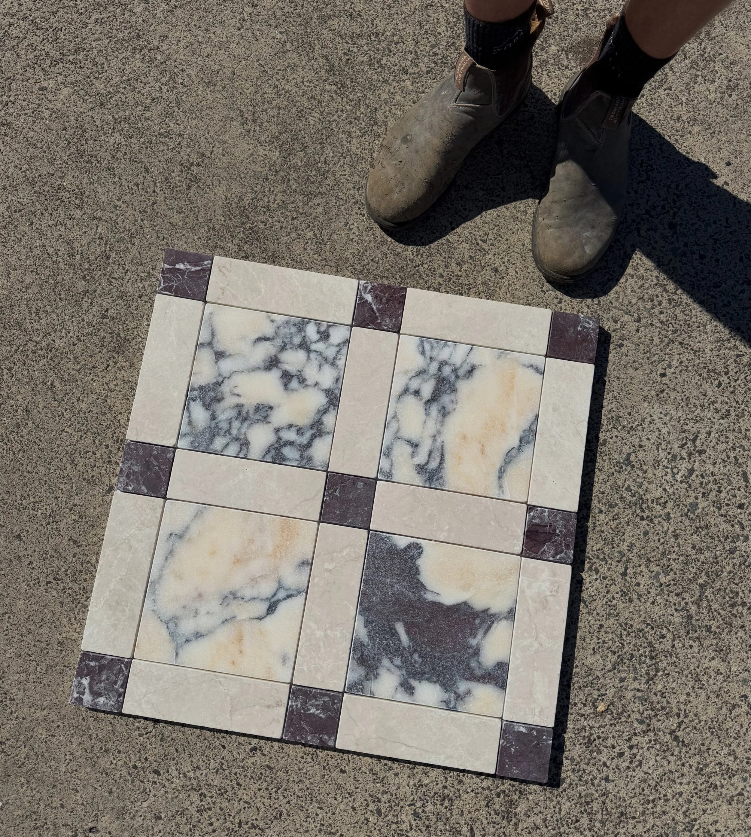 New tumbled Viola and Botticino patterns 🤍