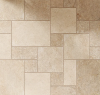 CT4U9902/FP PETRA BIANCO FRENCH PATTERN W TUMBLED EDGE (IN/OUT)