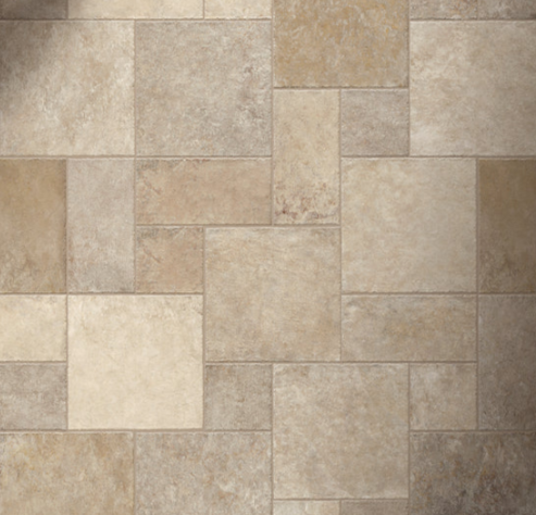 CT4U9901/FP PETRA MIX FRENCH PATTERN W TUMBLED EDGE (IN/OUT)