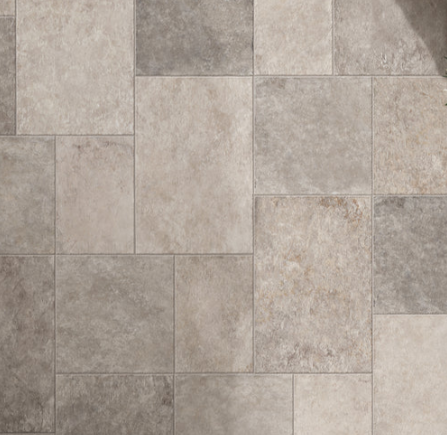 CT4U9903/FP PETRA GREY FRENCH PATTERN W TUMBLED EDGE (IN/OUT)