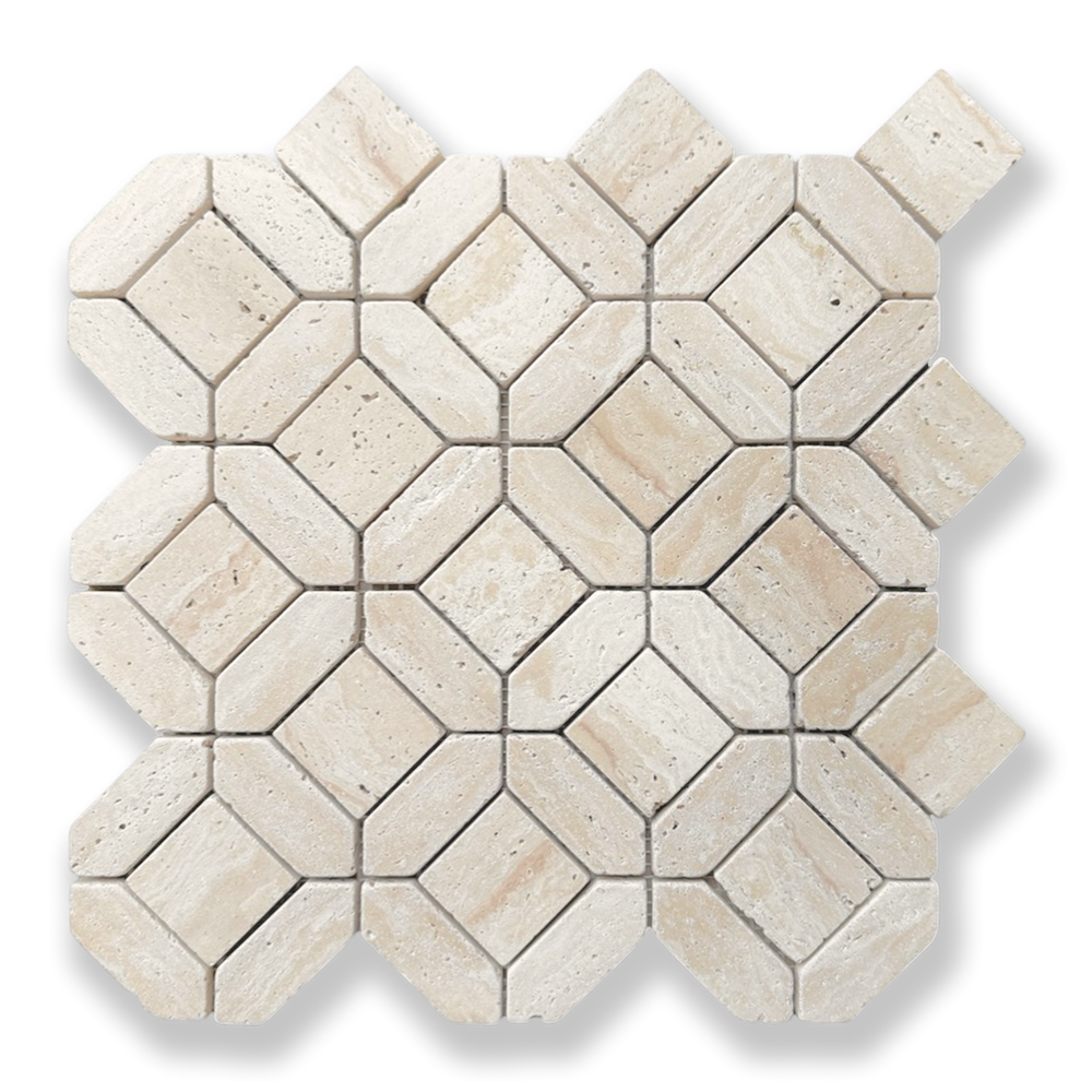 ST2V1061/TUN/MINI TRAV FIESTA TUMBLED MOSIAC 270X270X10MM