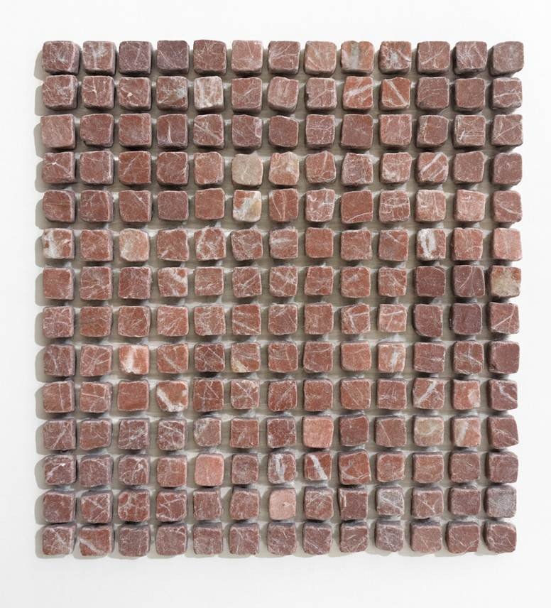 ST1N704/TM ROJO TUMBLED ARTISAN CUT MOSAIC 20X20MM