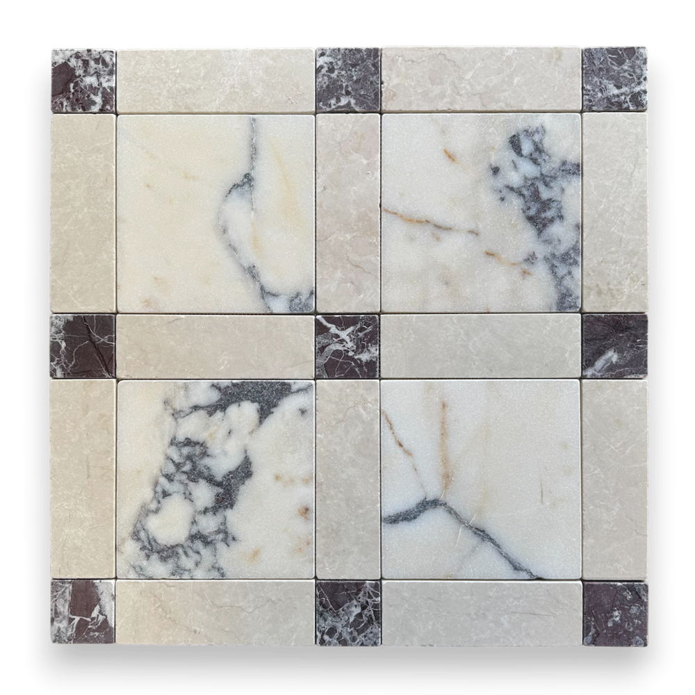 ST2V641/RIV/VI VIOLA, ROSSO & BOTTI RIVIERA TUMBLED MARBLE 266X266X10 