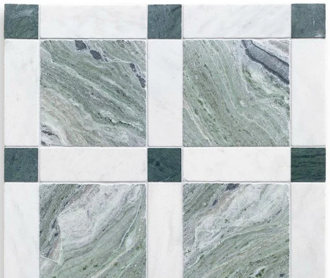ST2V803/RIV/GR JUNGLE & JADE RIVIERA TUMBLED MARBLE 266X266X10