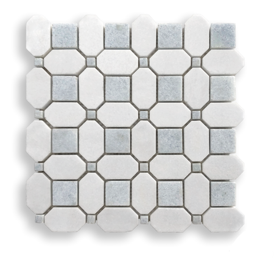 ST2V502/M/CUBE CRISTO AND THASSOS CUBE MOSAIC 254X254